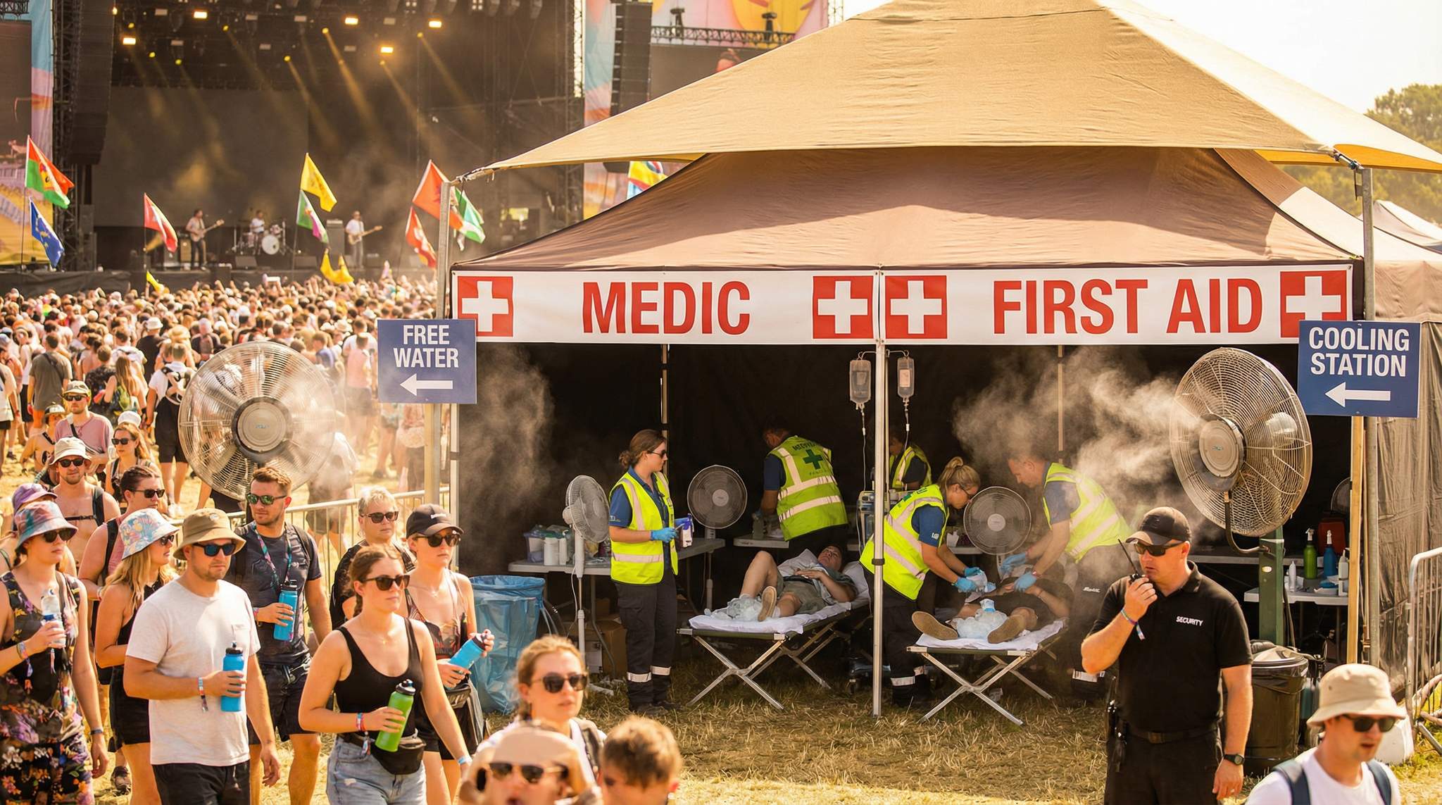 Heat-Proofing Your Festival: Medical Strategies to Prevent Heat Stress and Dehydration