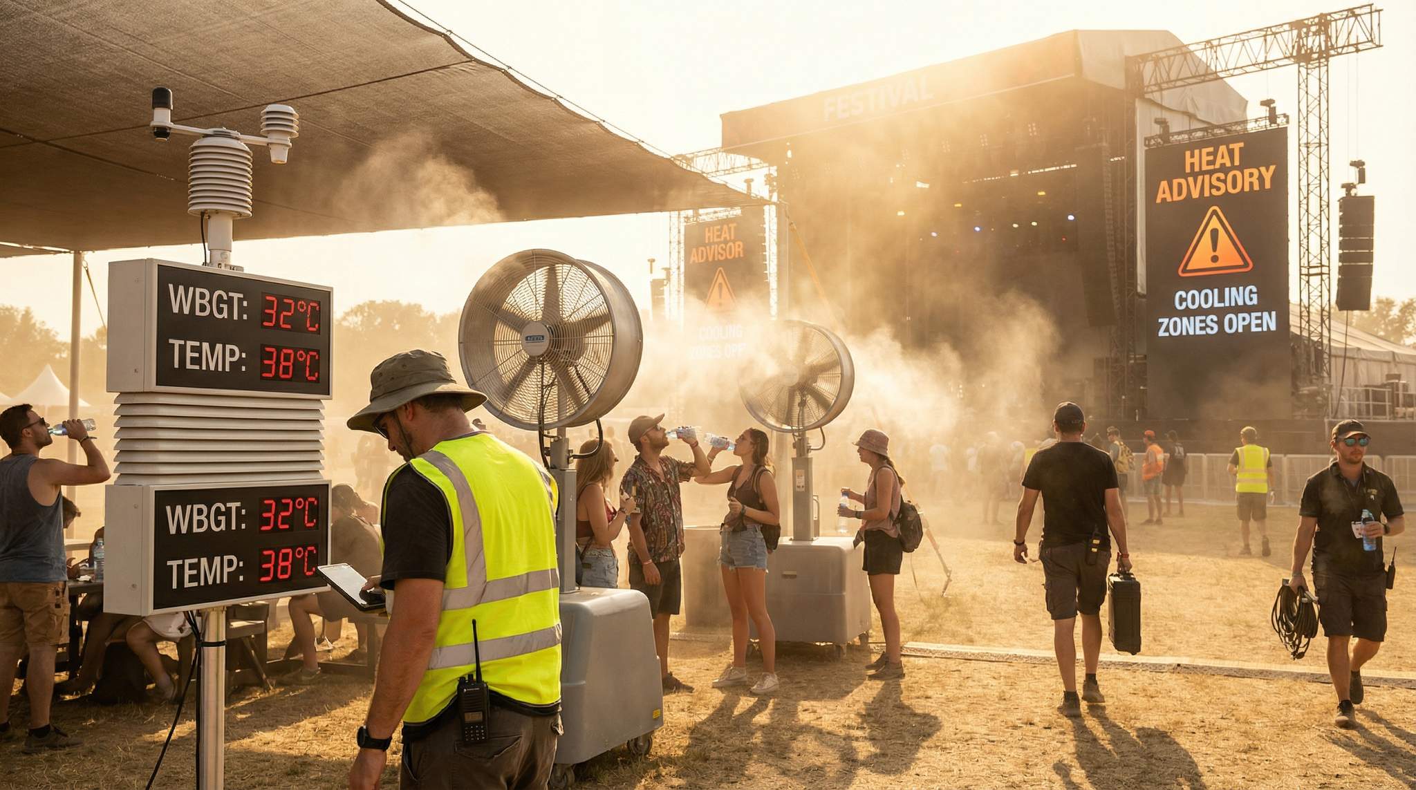 Heat Wins or Kills: Picking Festival Dates and Heat Windows