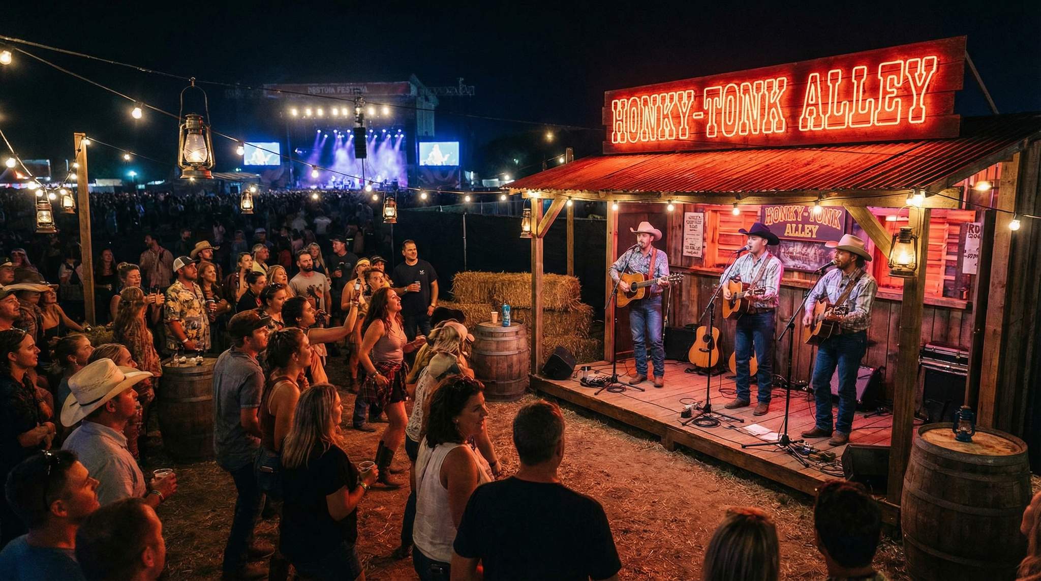 Honky-Tonk Alley: Festival Micro-Stages That Feel Like Home