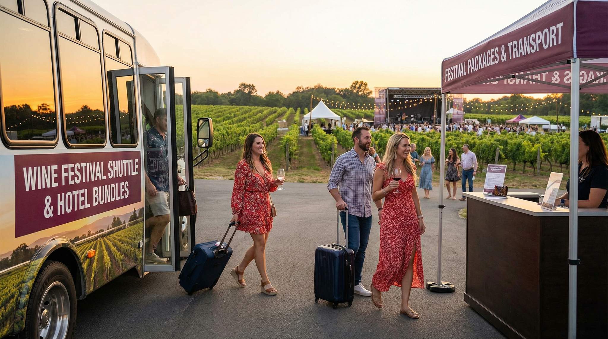 Hotel & Transport Bundles: Convenient and Transparent Solutions for Wine Festival Travelers