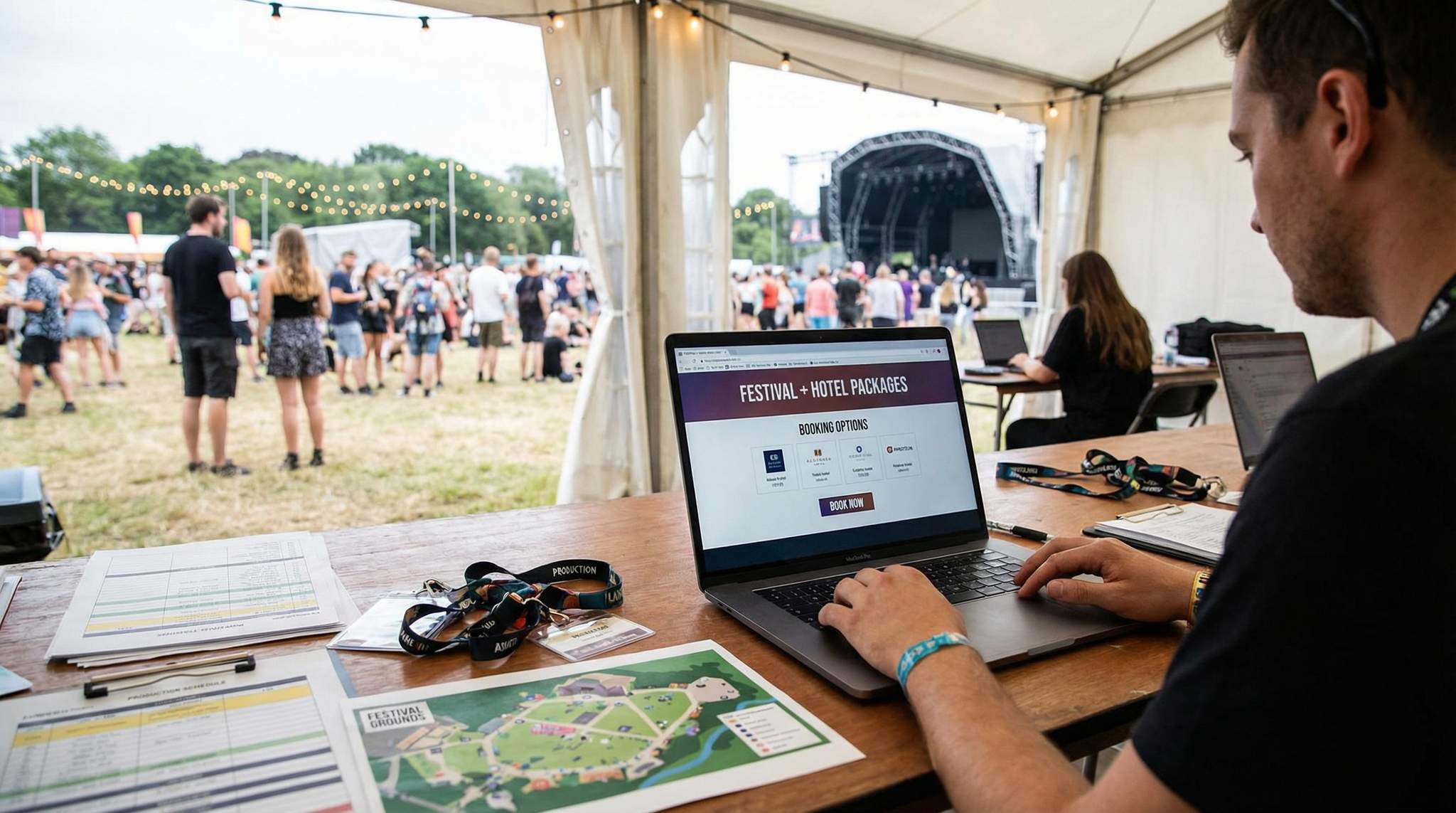 Hotels and OTAs: Bundled Landing Pages and Pixels for Destination Festivals