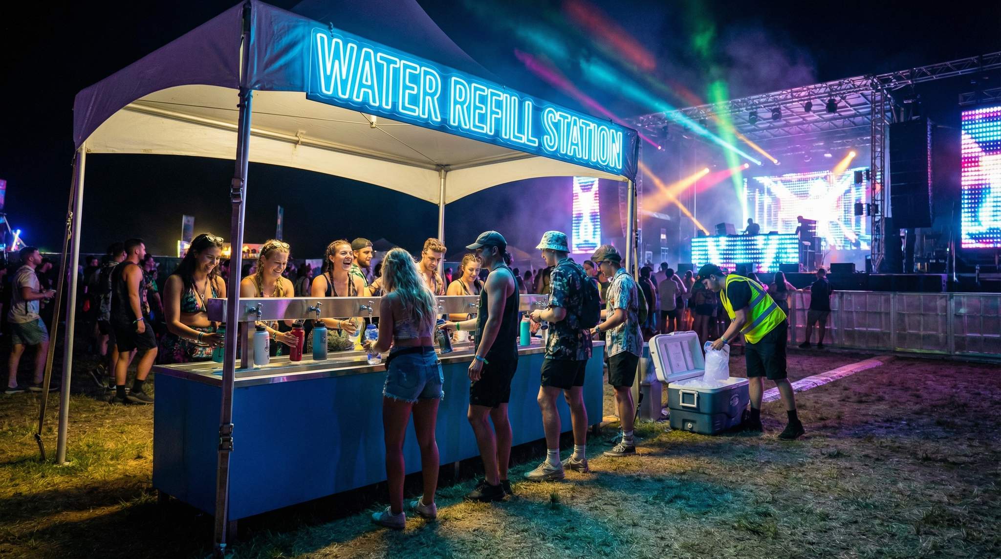 Hydration Infrastructure That Works: Keeping Festival Attendees Hydrated and Safe