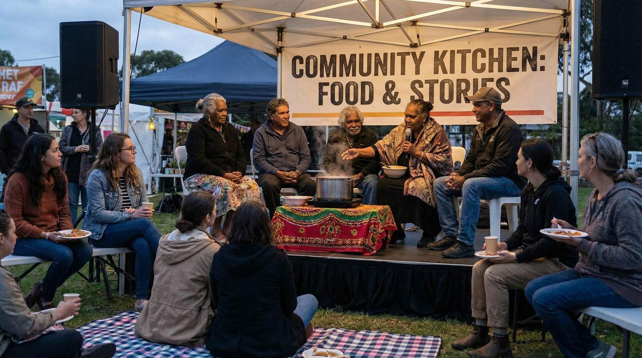 Indigenous & Local Food Storytelling Sessions at Festivals: Centring Community Voices with Consent and Fair Pay