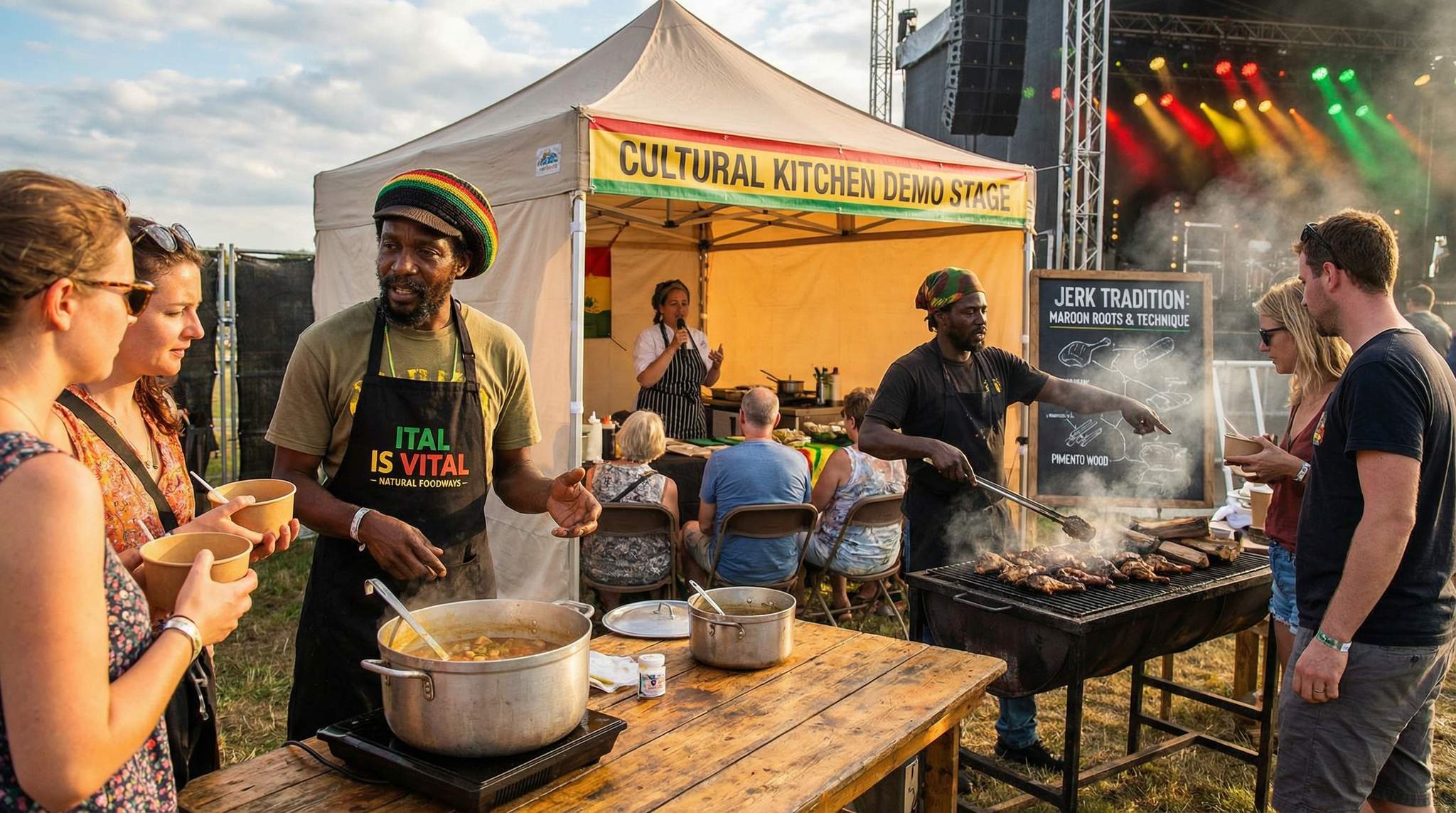 Ital & Jerk: Foodways as Curriculum at Reggae Festivals