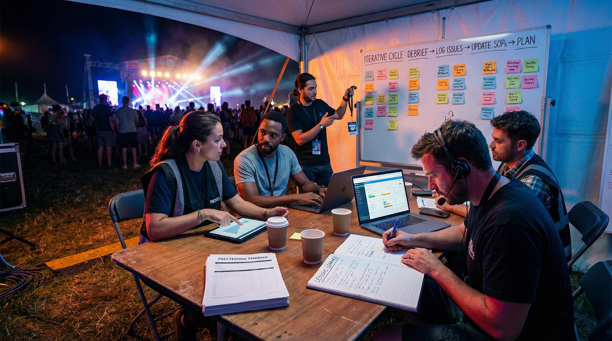 Iterative Improvement and Documenting Lessons in Festival Production