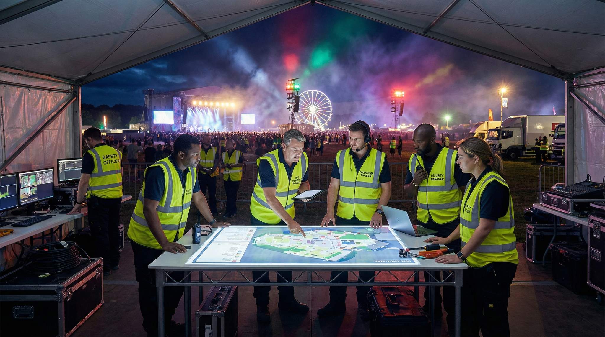 Key Roles in Festival Site Operations Teams