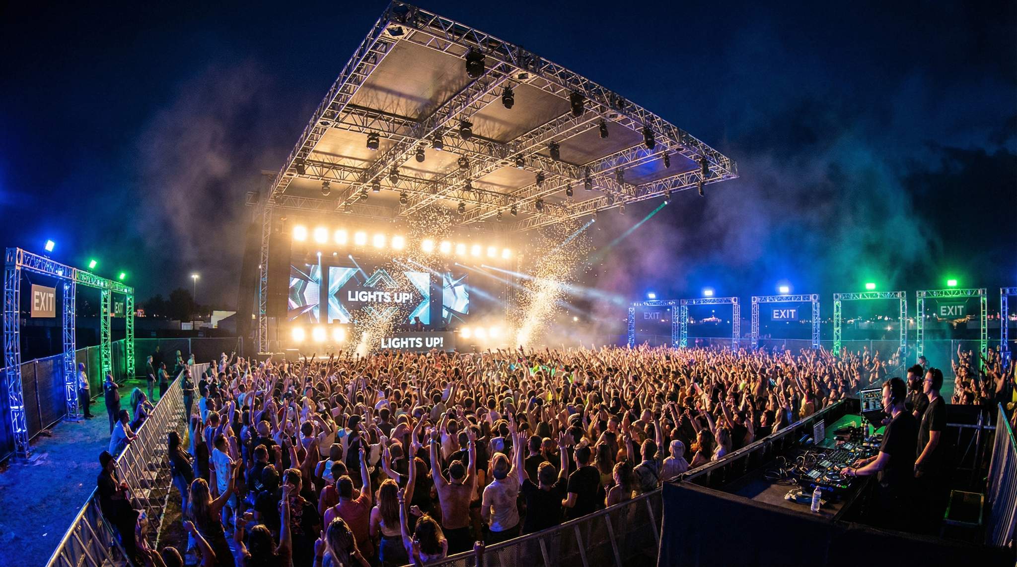 Lighting the Festival Crowd for Safety and Euphoria