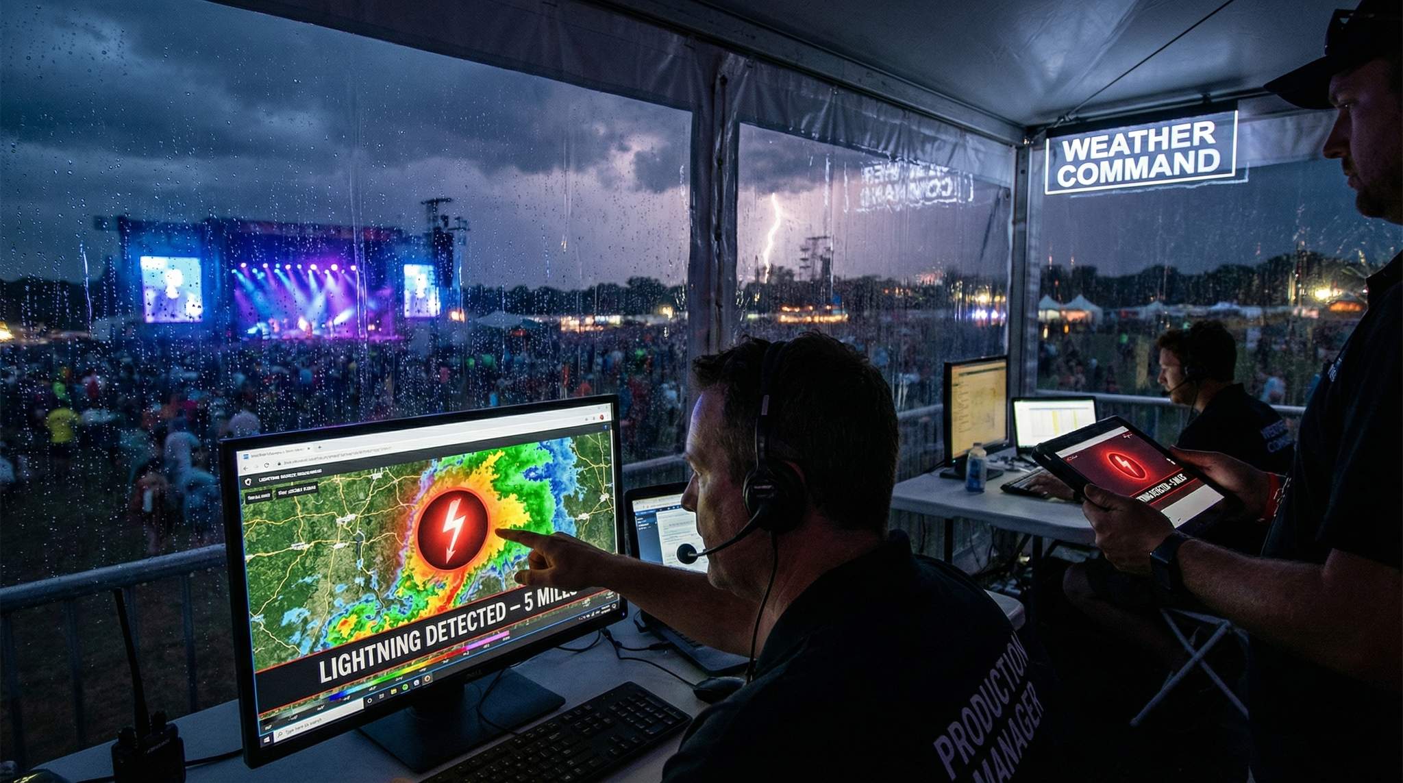 Lightning and Weather Detection Systems for Festivals: Real-Time Tech That Saves Lives