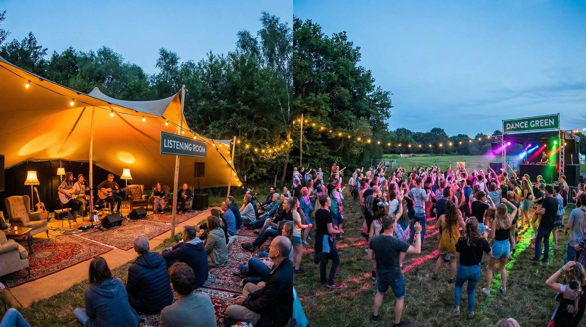 Listening Rooms vs Dance Greens: Zoning for Festival Vibes