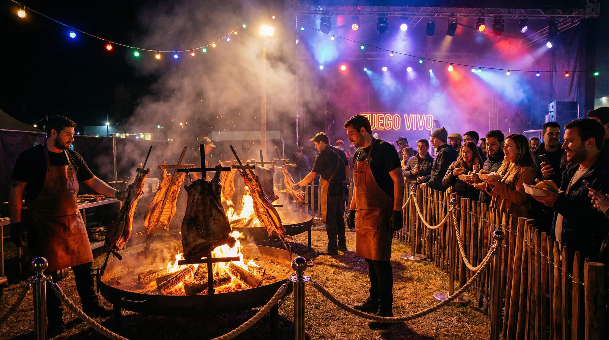 Live Fire Theater at Food Festivals: Thrilling (and Safe) Spectacles with Asado, Tandoor & Pit Flames
