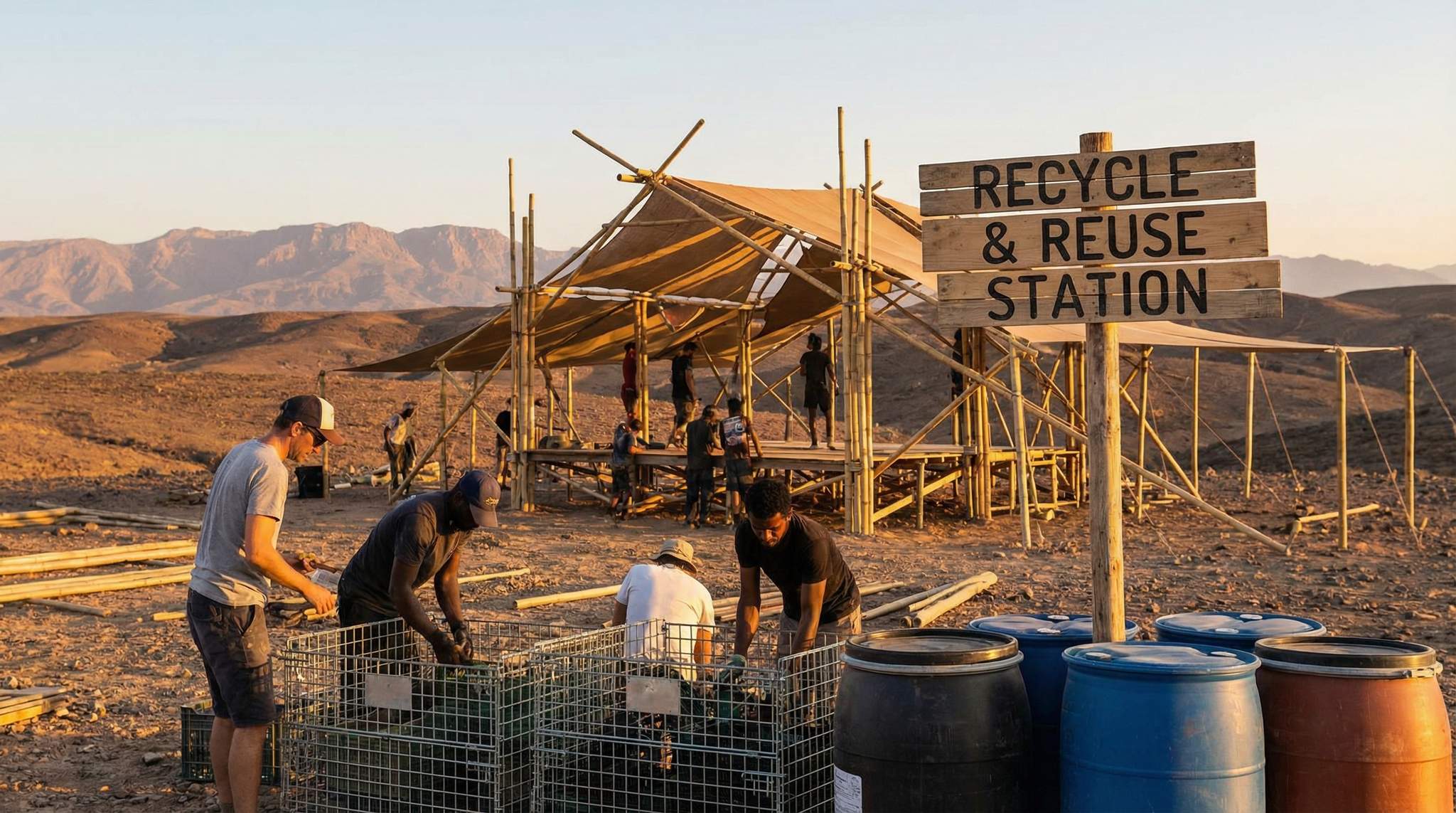 Local Sourcing & Circular Materials in Remote Festival Supply Chains