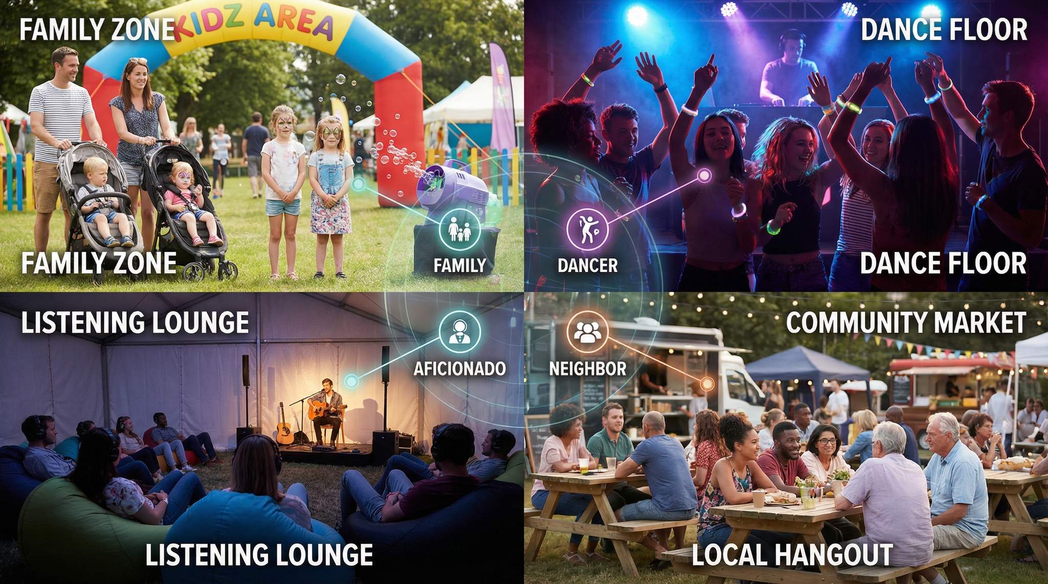 Mapping Festival Audiences: Families, Dancers, Song-Nerds, and Casual Neighbors