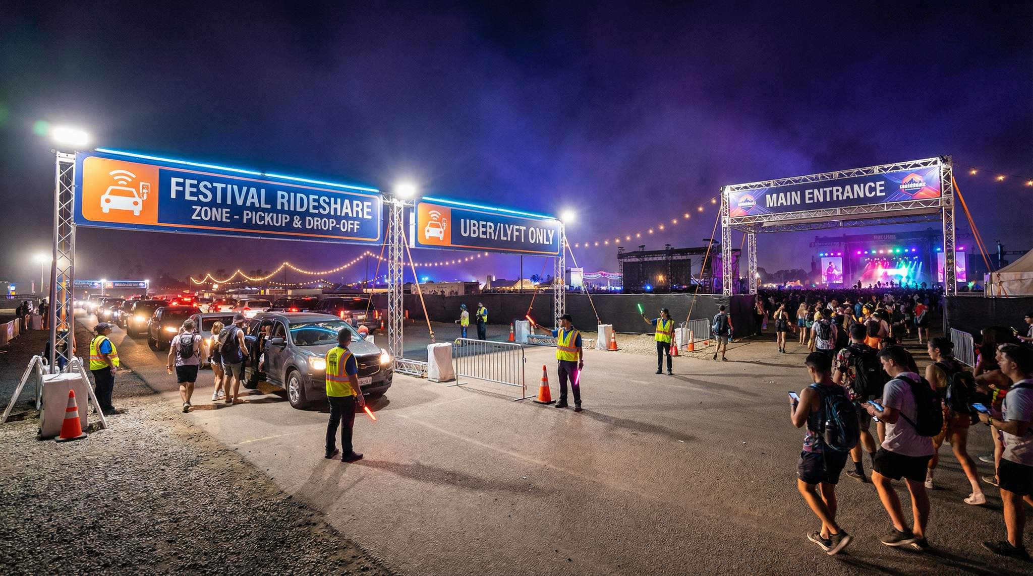 Mastering Rideshare and Drop-Off Zone Coordination for Festivals
