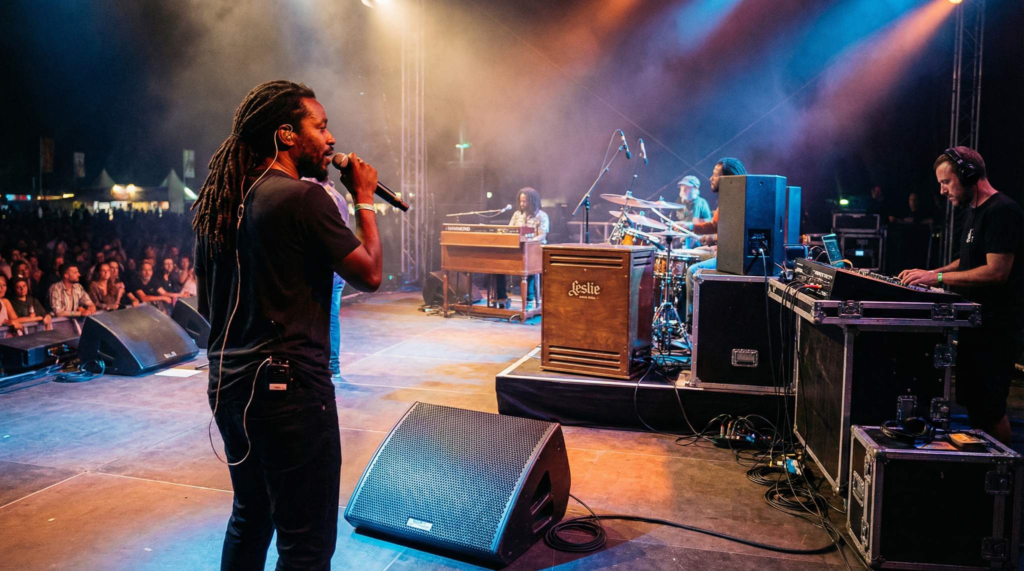 Monitors, Wedges, and IEMs for Roots Bands at Festivals
