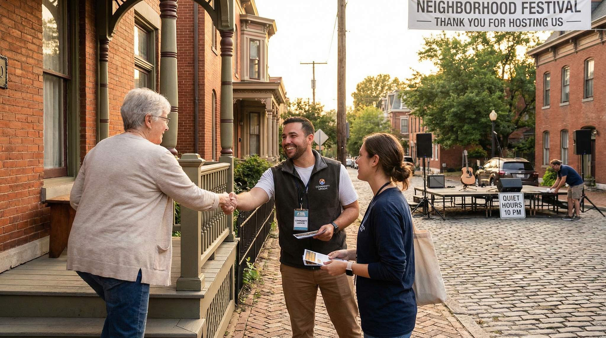 Neighbour Diplomacy in Historic Districts: How Festivals Can Coexist with Local Communities