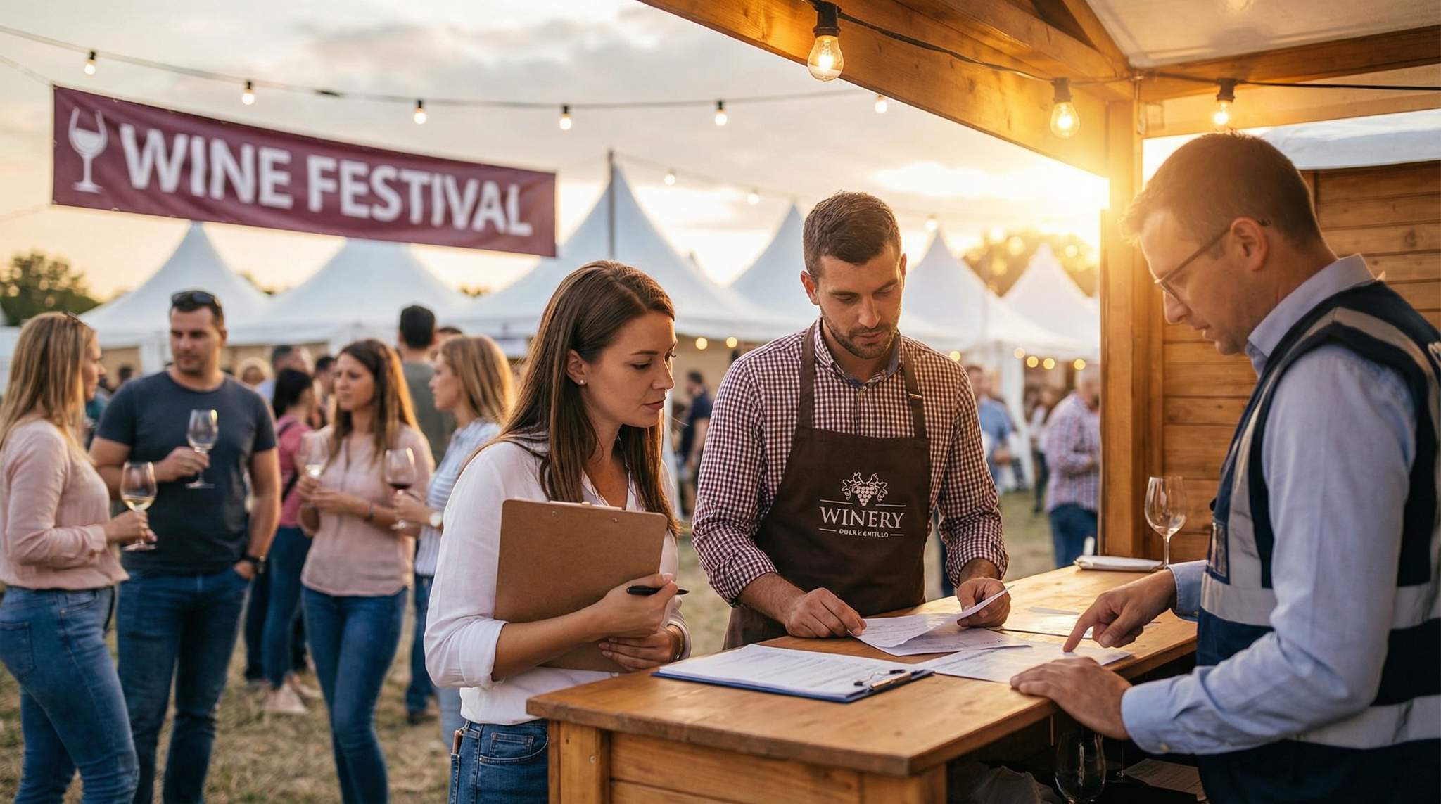 Off-Site Tasting Permits & Winery Compliance for Wine Festivals