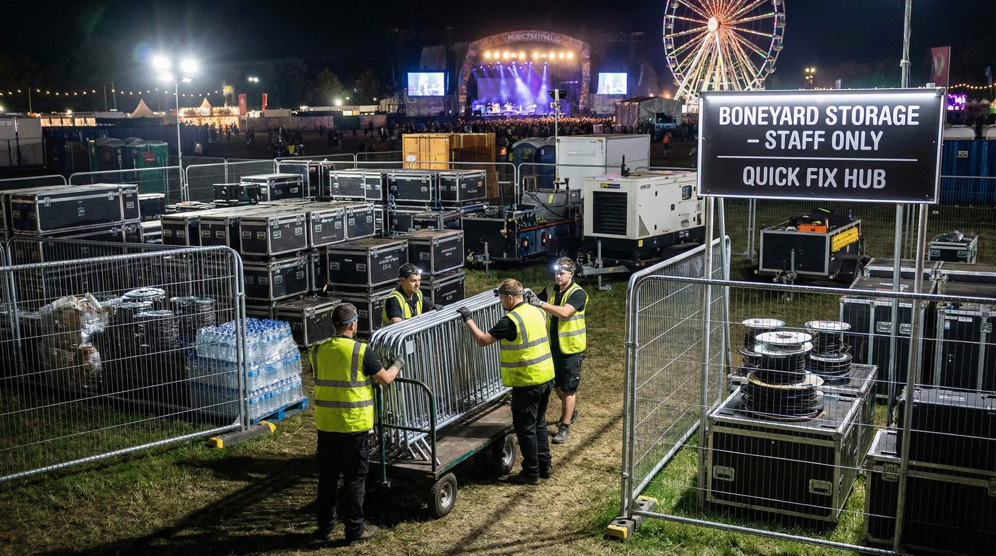 On-Site Storage and the Festival &lsquo;Boneyard&rsquo;