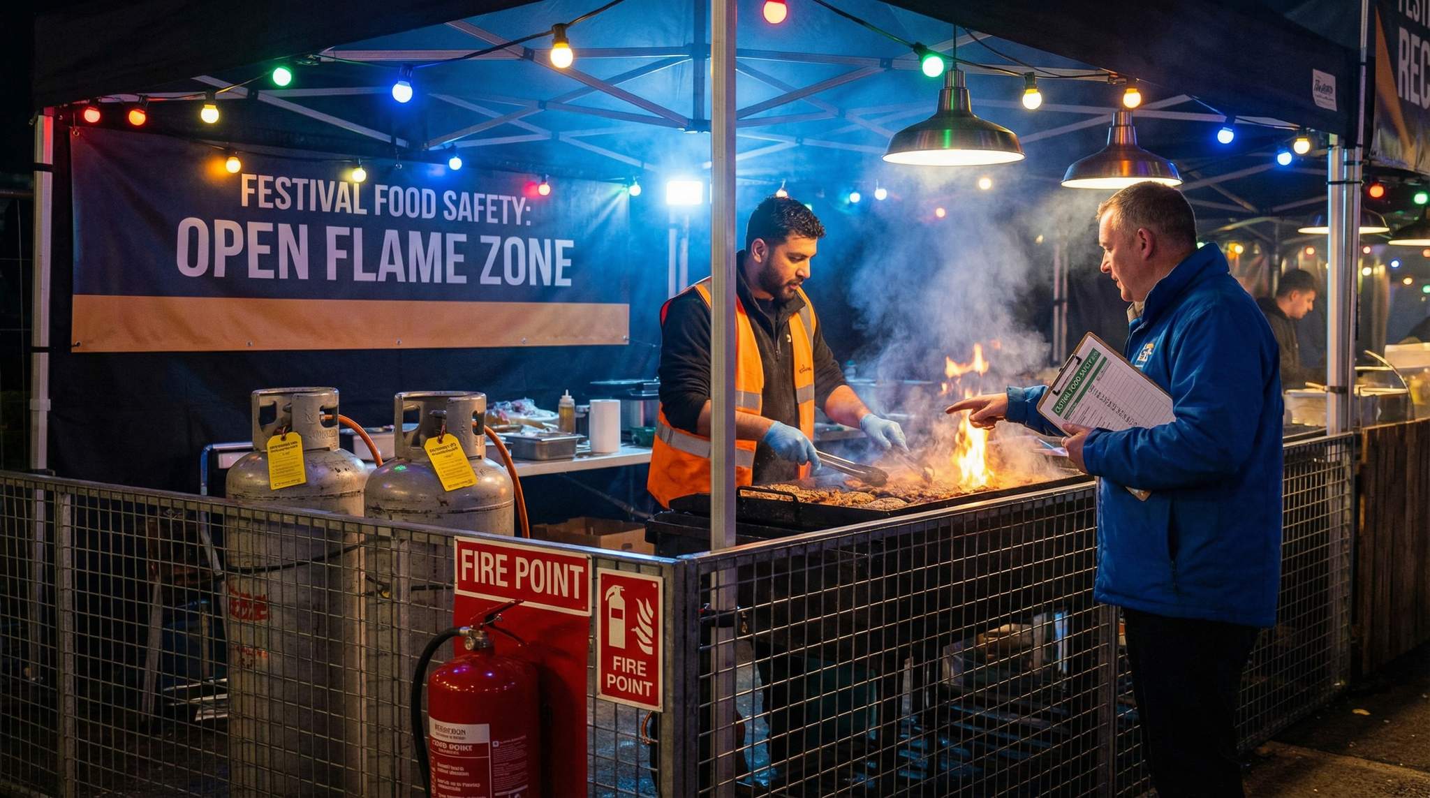 Open Flame, Propane & Solid-Fuel Safety at Food Festivals