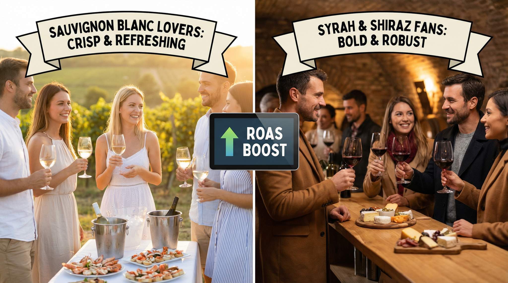 Paid Media by Varietal Interest & Affinity Signals: Targeting Sauvignon Blanc vs Syrah Fans to Boost Wine Festival ROAS