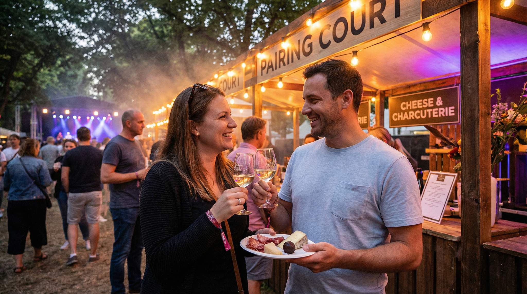 Pairing Courts: Cheese, Charcuterie, Chocolate & Seafood &ndash; Enhancing the Palate Journey of Your Wine Festival