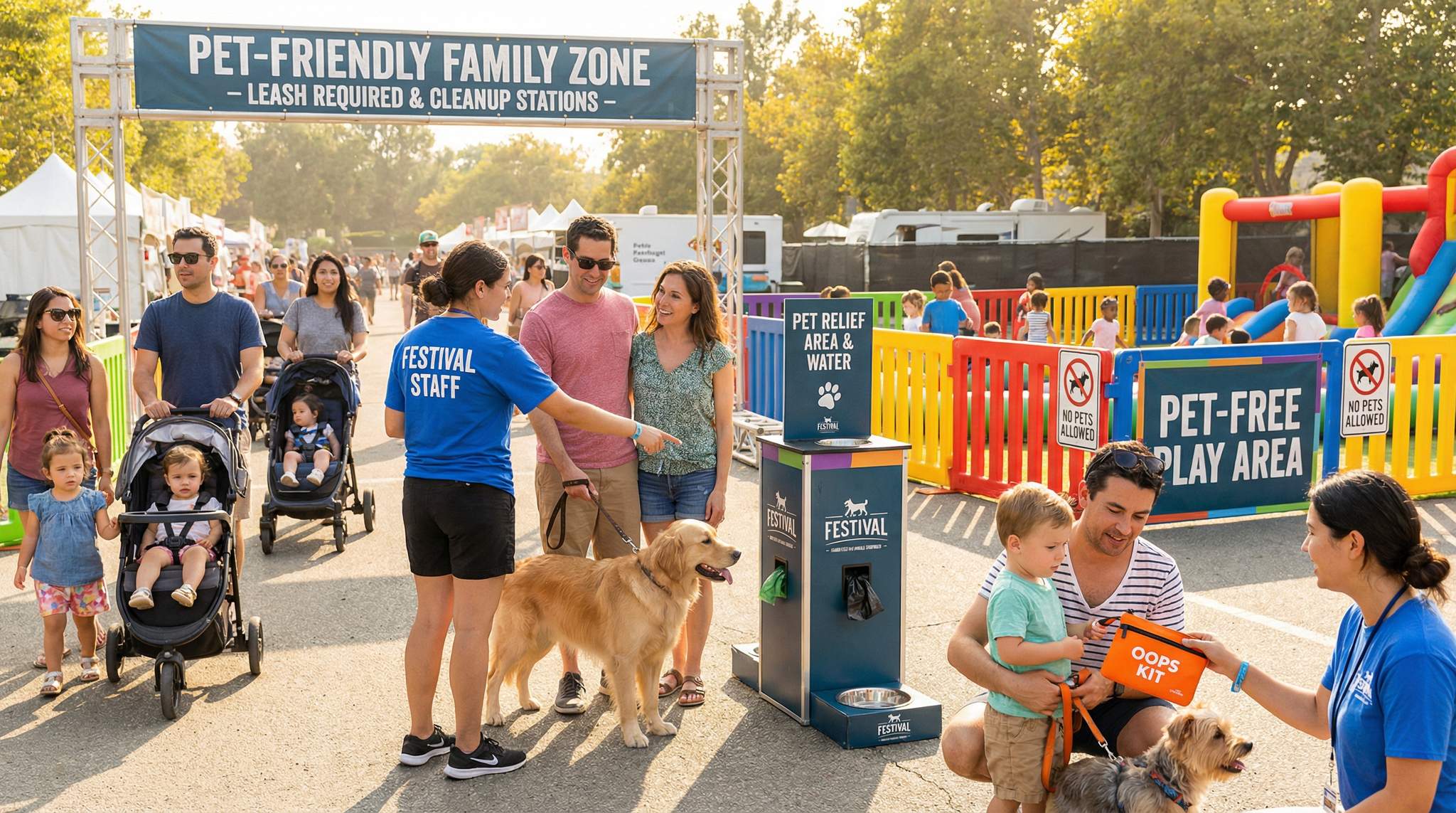 Pet Policy for Family Festival Zones: Balancing Pet-Friendly Fun with Child Safety