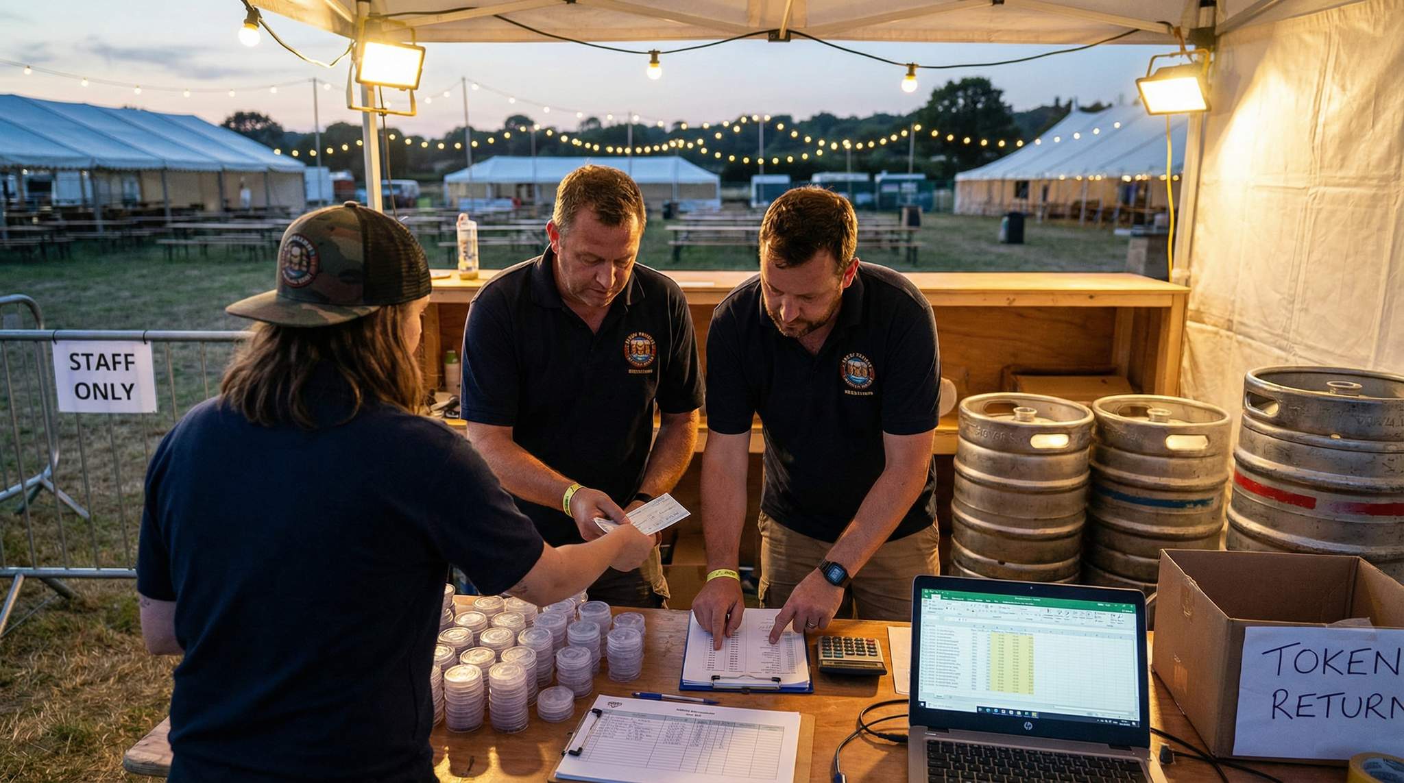 Post-Event Reconciliation for Beer Festivals: Settlements, Returns, and Thank-Yous