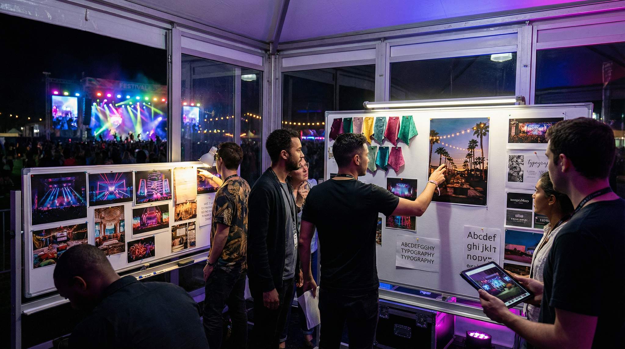 Pre-Visualising the Festival Vibe: Moodboards to Build By