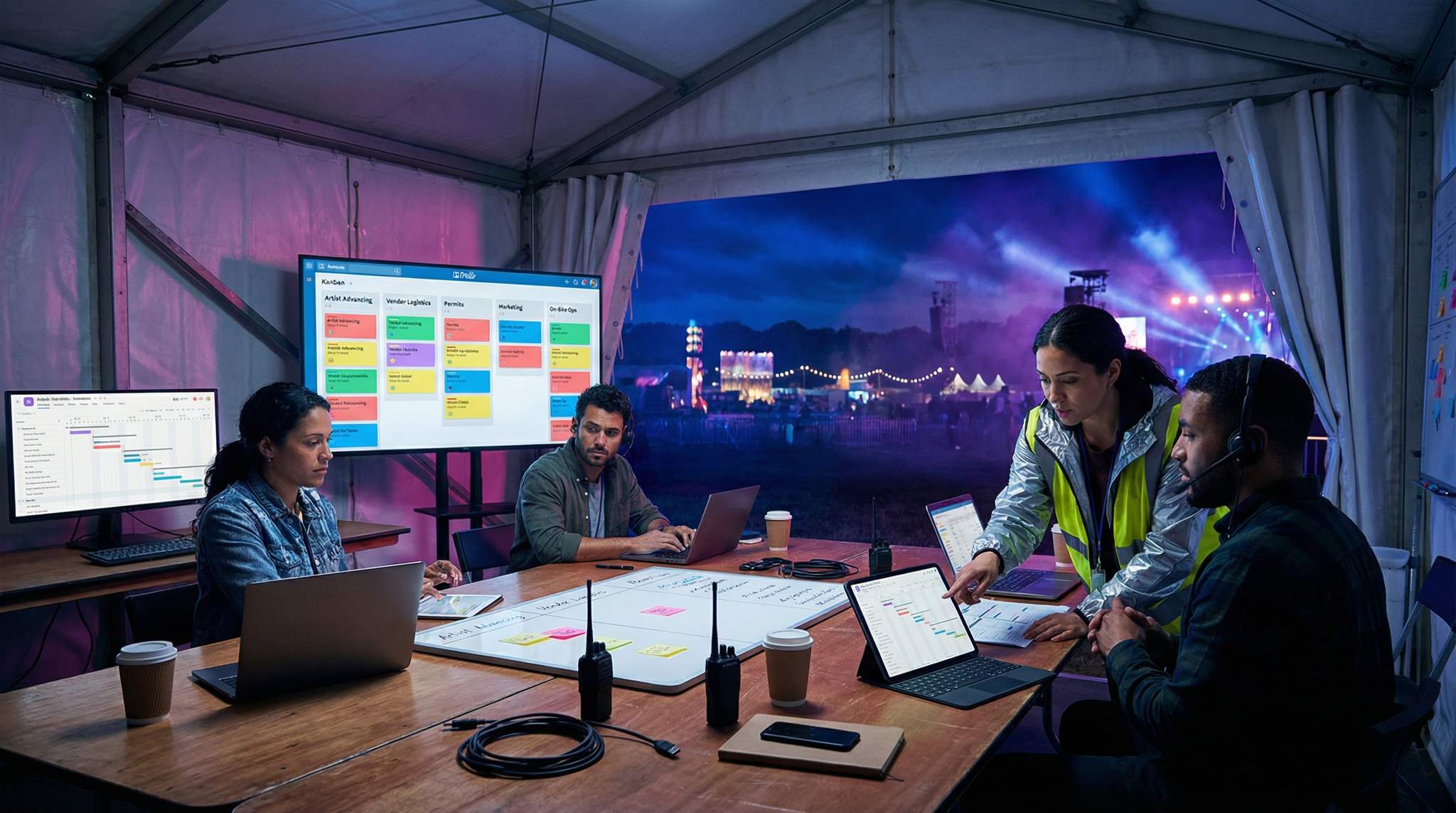 Project Management Tools and Techniques for Festival Planning