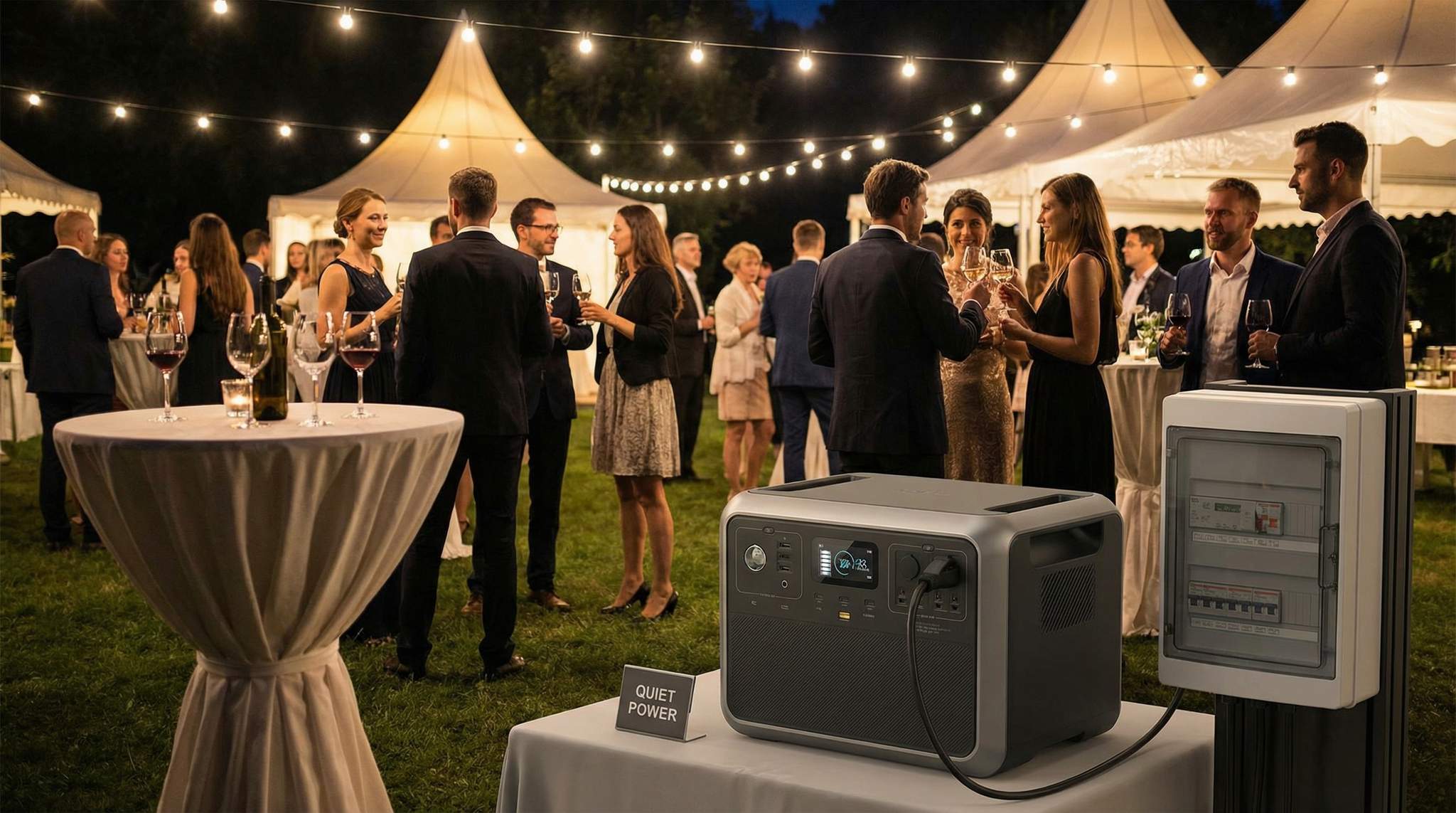 Quiet Power & Distribution: How to Run Your Wine Festival Without the Diesel Soundtrack