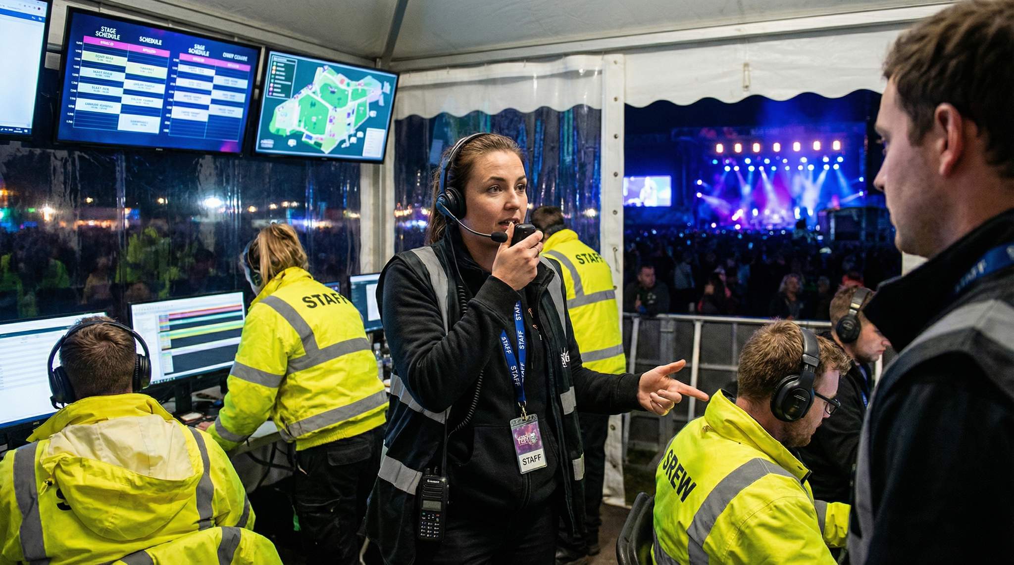 Radio Etiquette and Communication Devices for Festival Staff