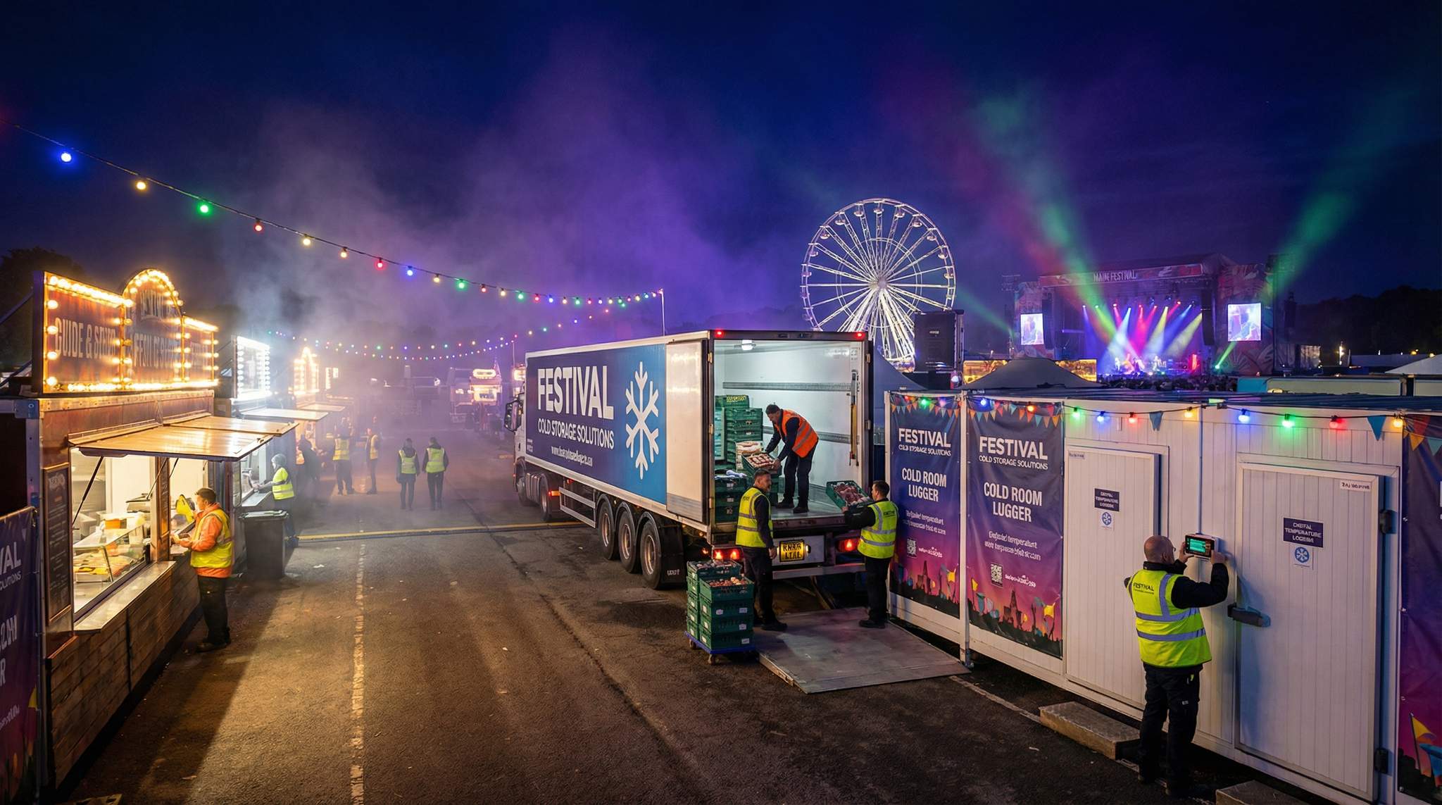 Reefer Trucks & Cold Rooms: Ensuring Cold Storage Reliability at Food Festivals