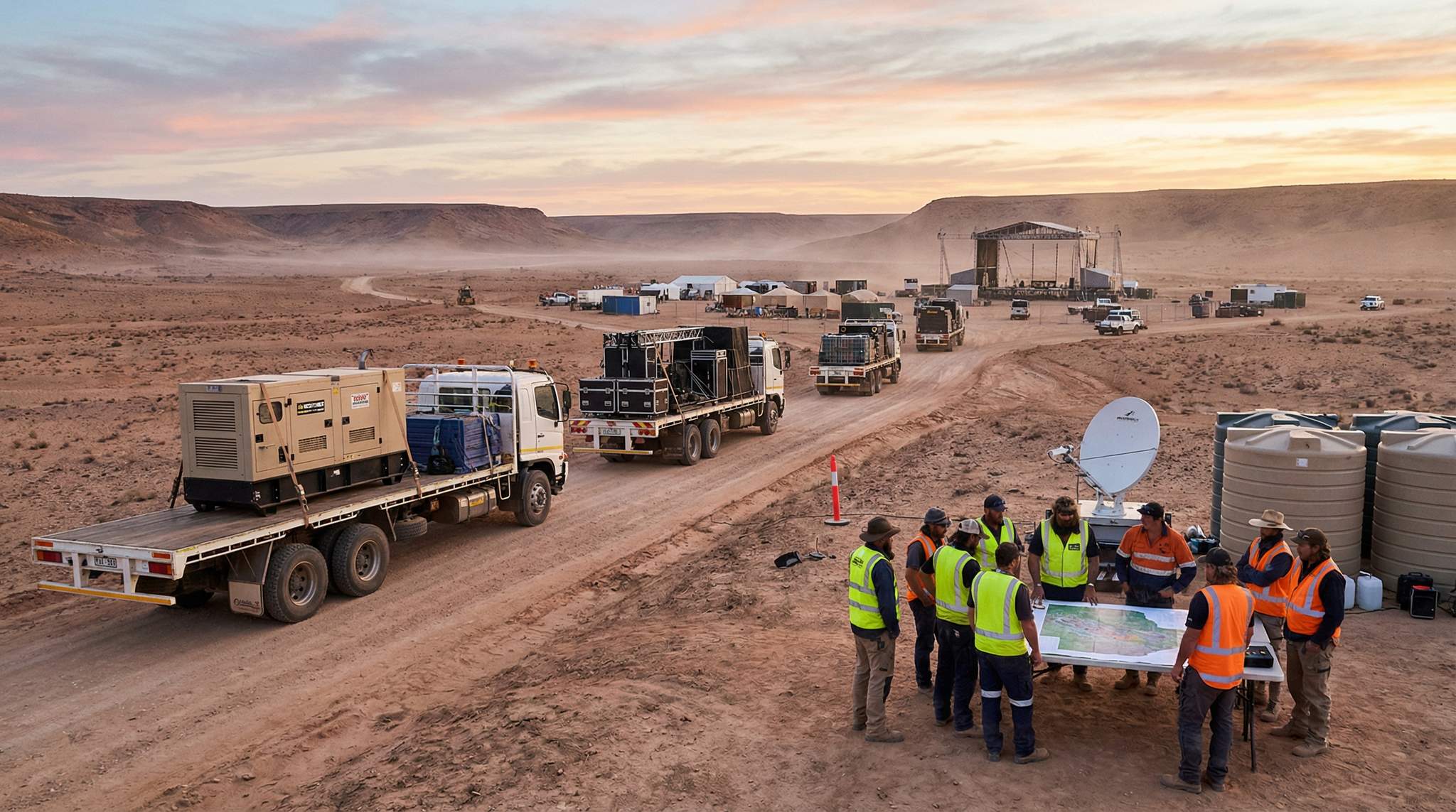 Remote Location Festivals: Logistics Off the Grid