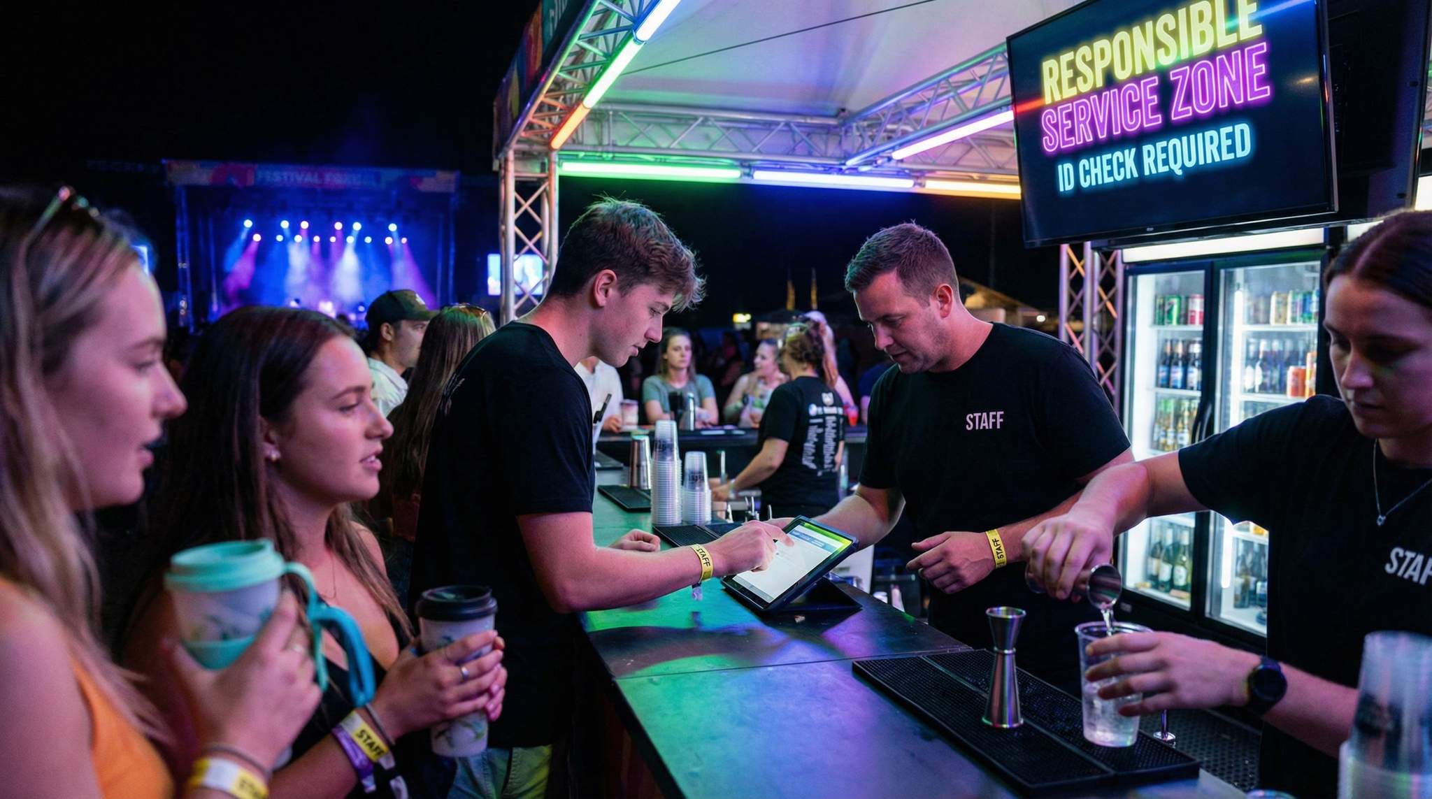 Responsible Beverage Service at Scale: Align Pour Sizes, ID Tech, and Staff Training at Festival Bars