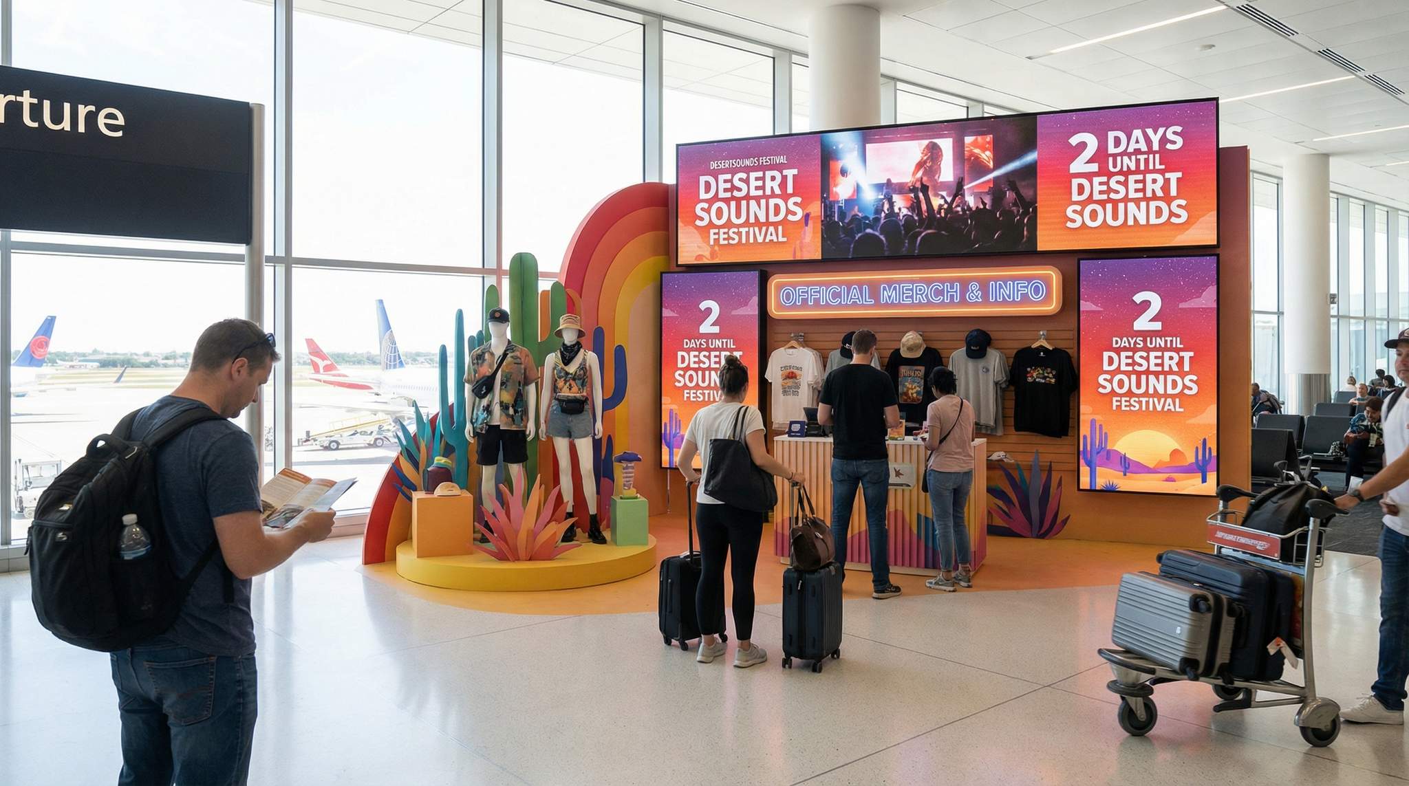 Retail & Duty-Free Airport Activations: Capturing Travelers En Route to Destination Festivals