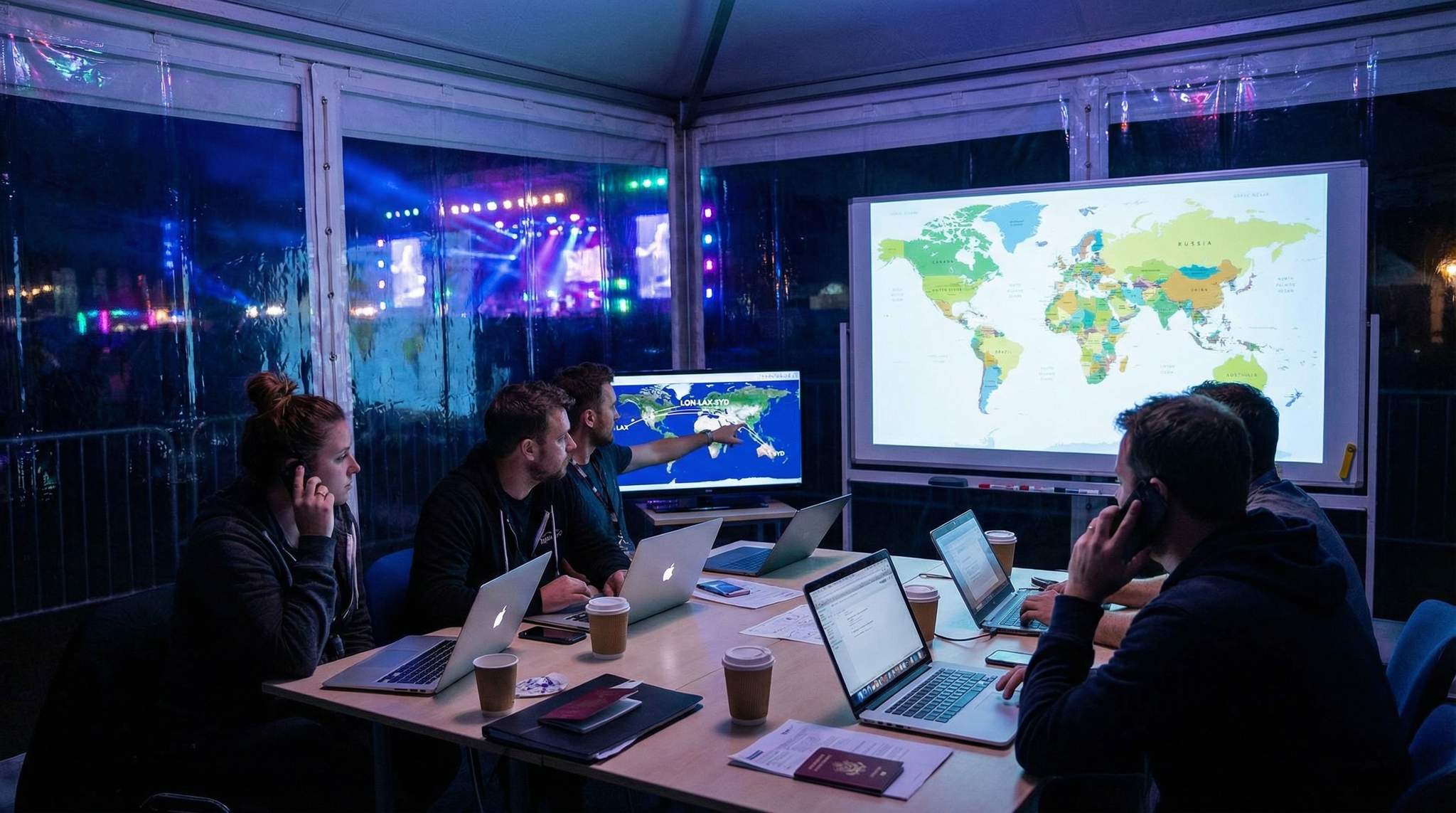 Routing Festival Headliners Around Long-Haul Flight Availability