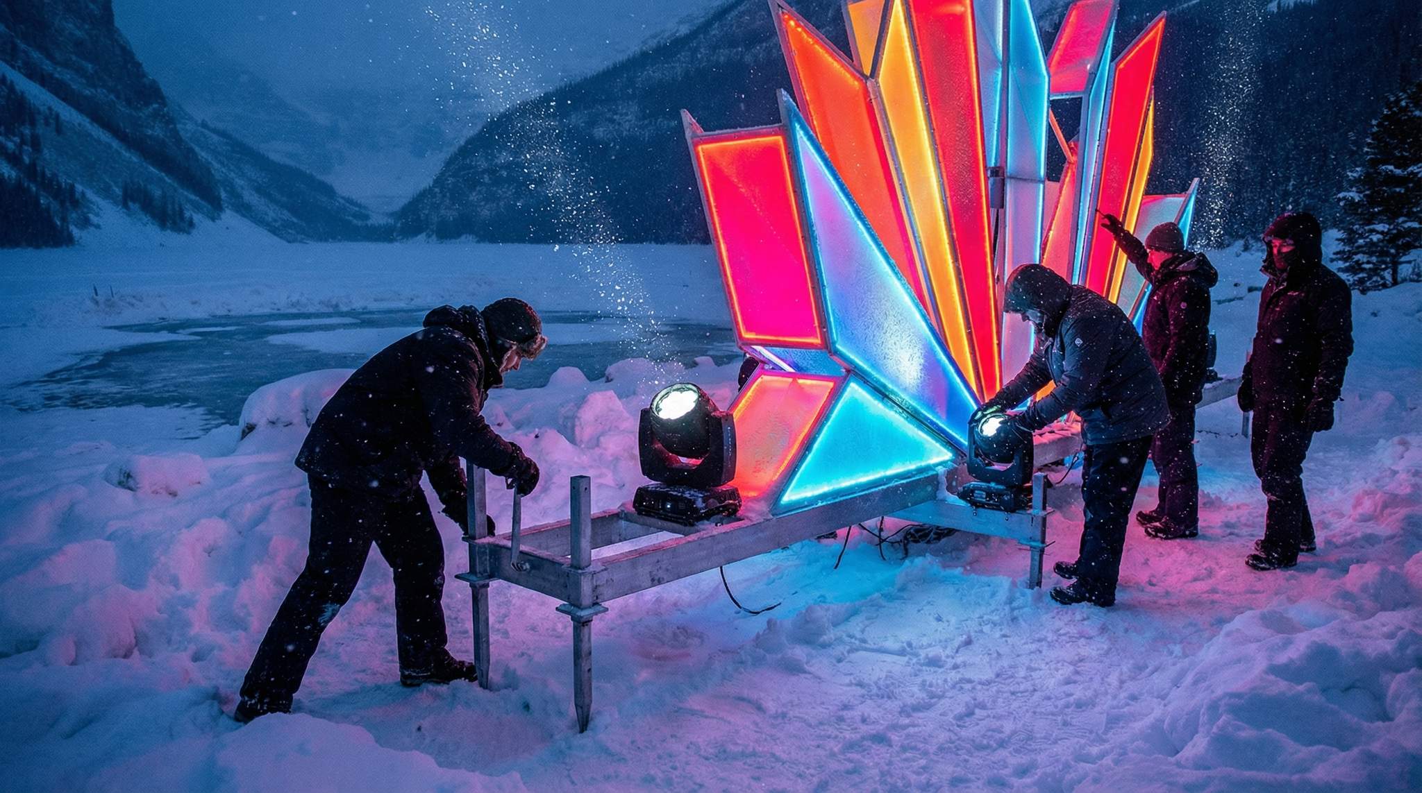 Scenic Design That Works in Snow: Materials and Colours for Winter Festivals