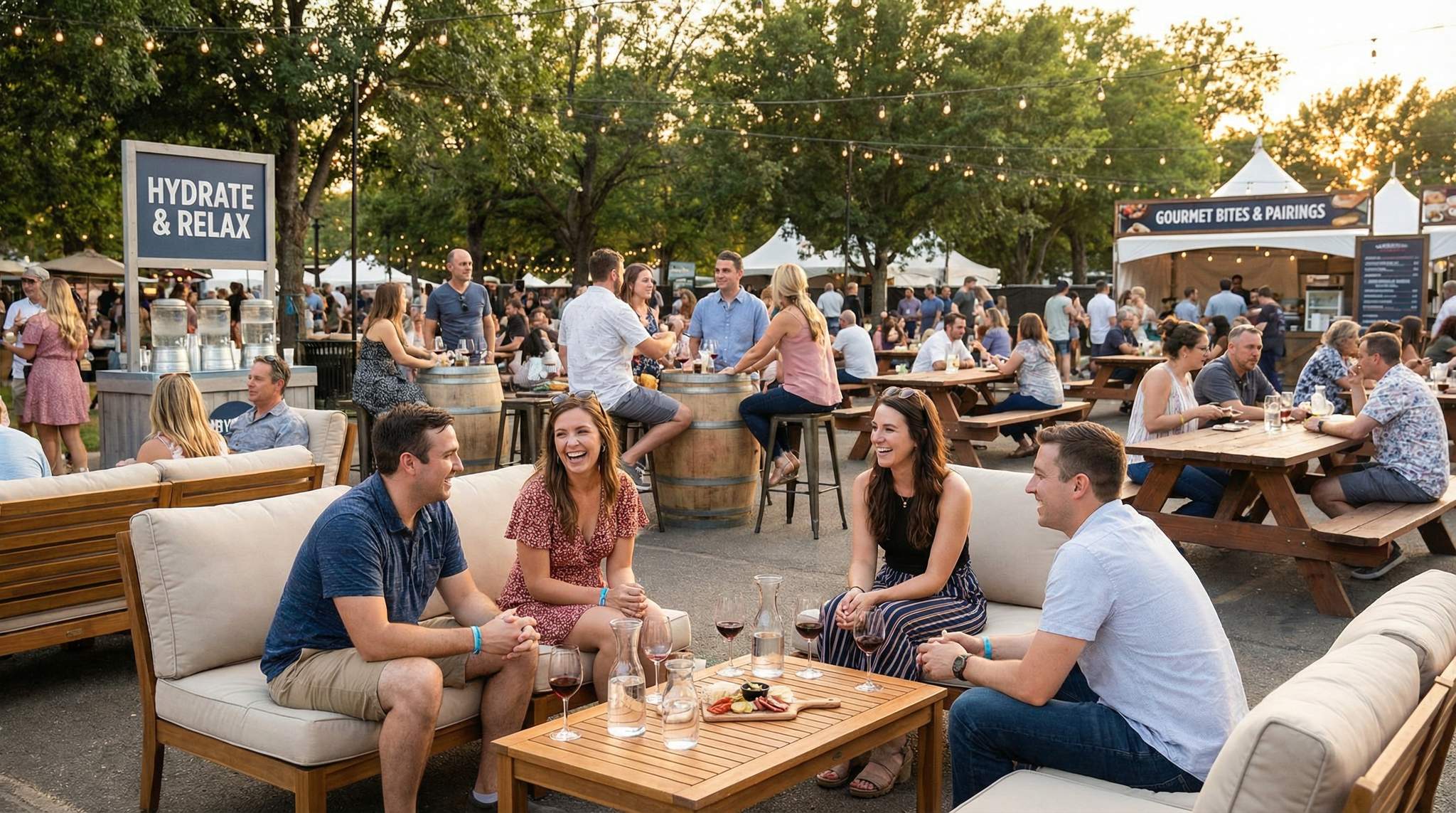 Seating & Pace: Designing for Slow Enjoyment at Wine Festivals