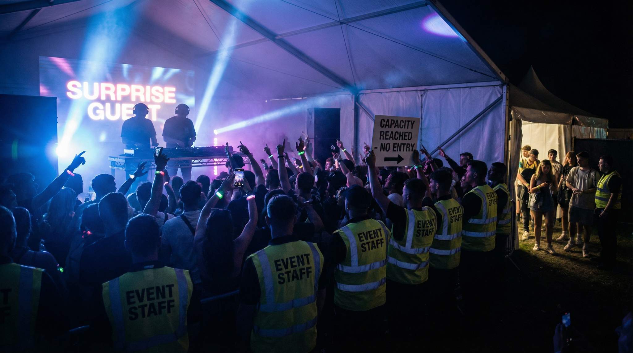 Secret Festival Sets Without Chaos: Building a Framework for Surprise B2B Sets and Unannounced Guests