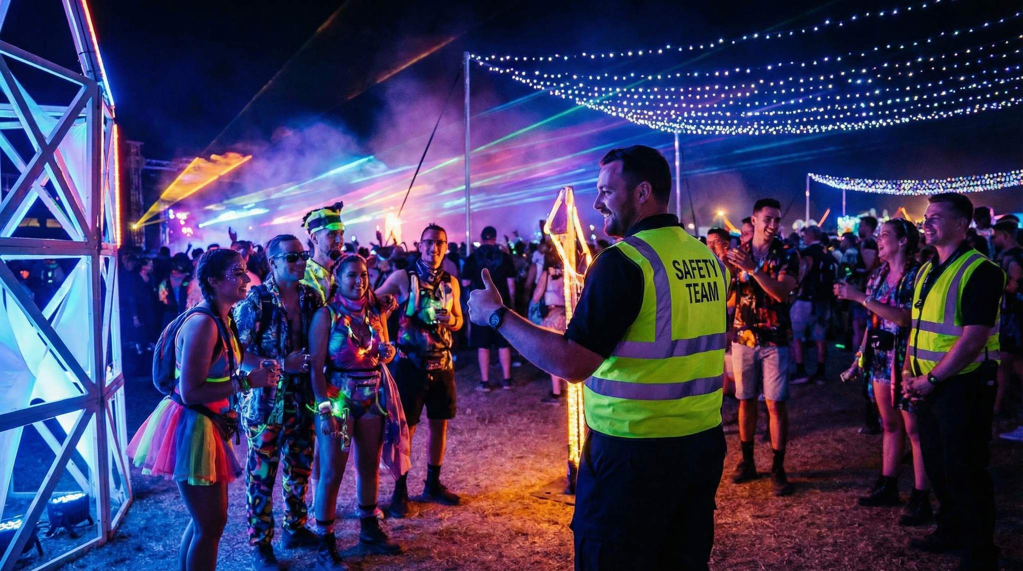 Security Tone That Matches Rave Culture at Festivals