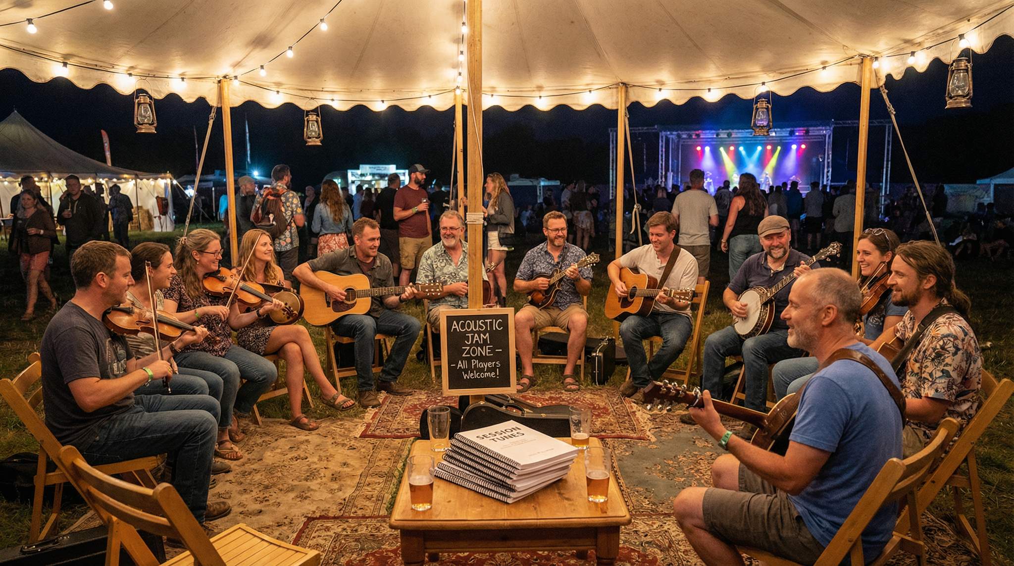 Session Culture 101: Designing Spaces for Informal Jams at Festivals