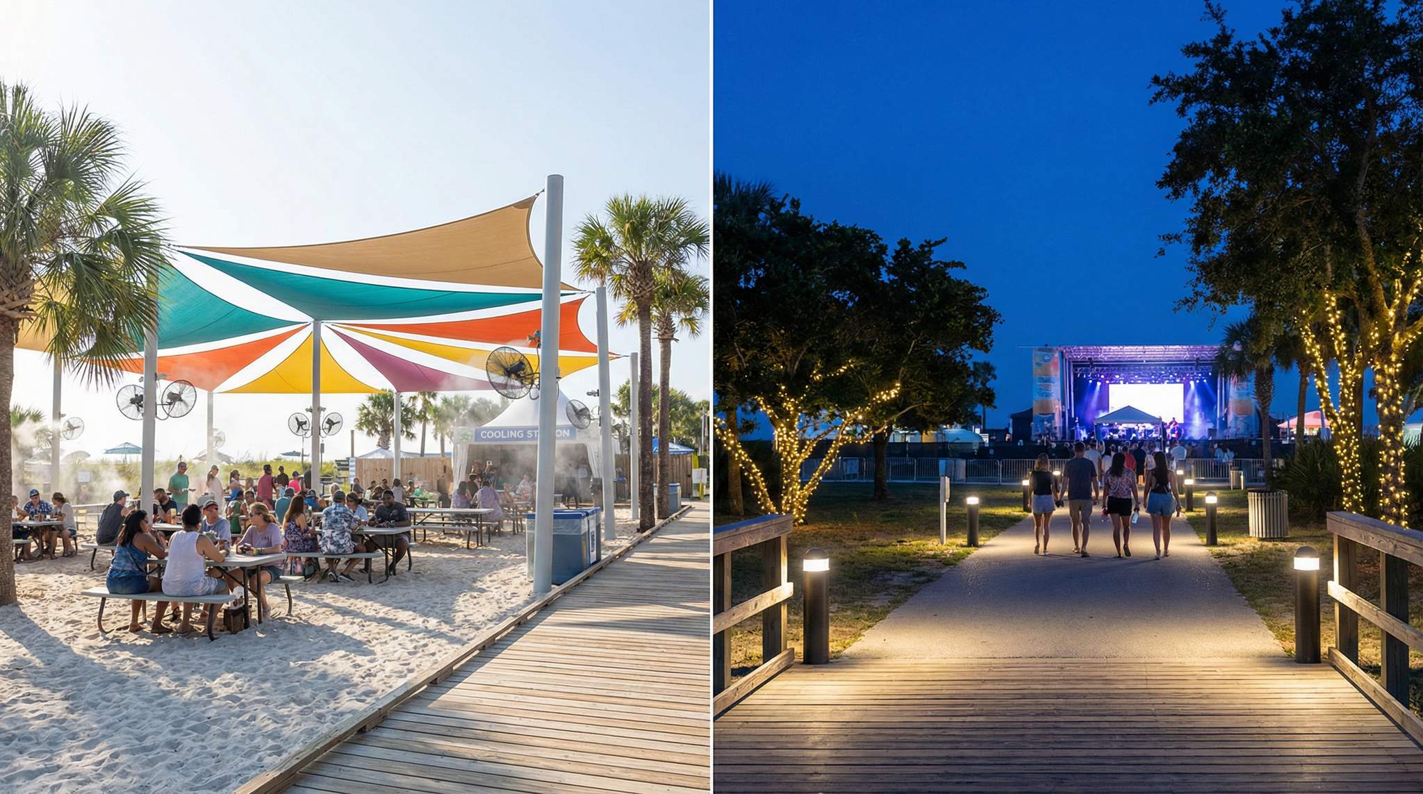 Shade, Cooling, and Night Lighting Plans