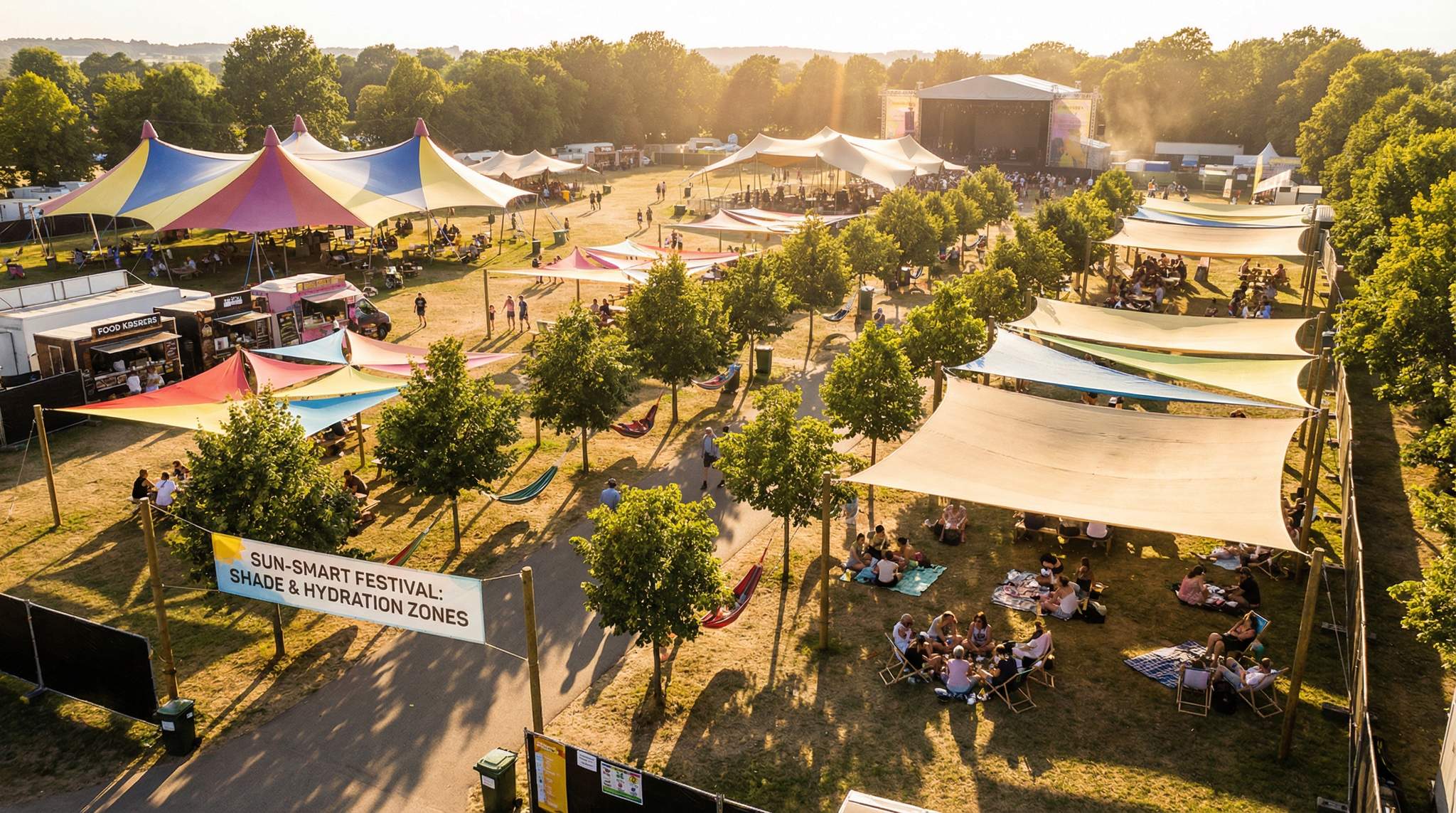 Shade First: Festival Site Layout That Respects the Sun