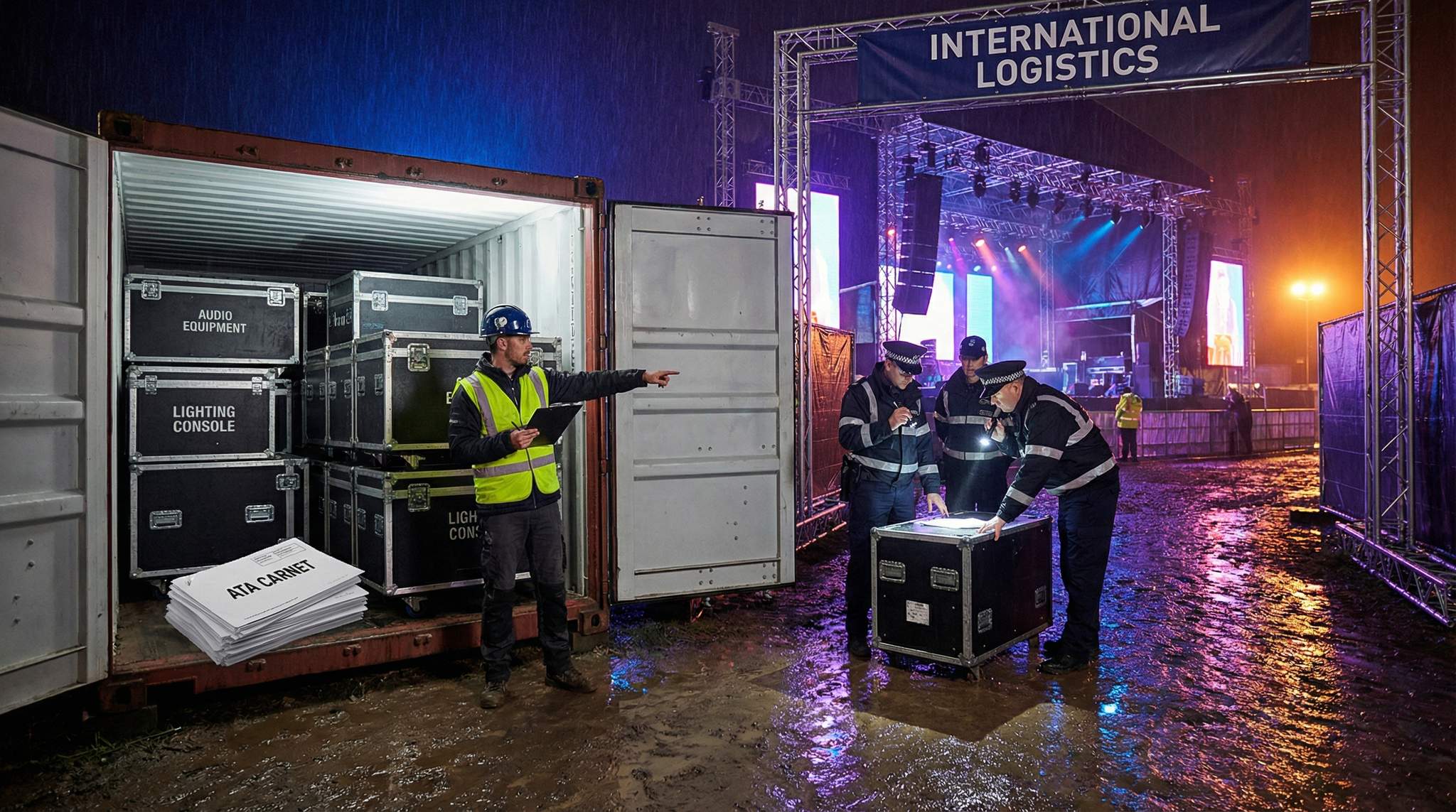 Shipping Festival Equipment Internationally: Customs and Carnets