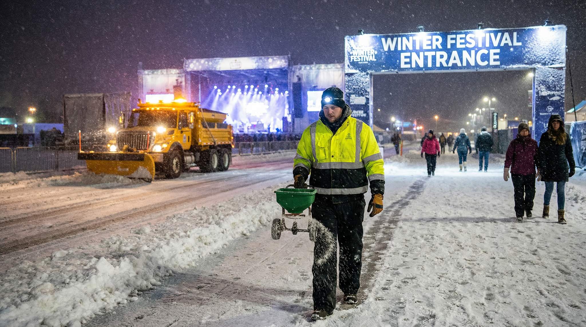 Snow and Ice Control: Plowing, De-Icing, and Slip-Prevention