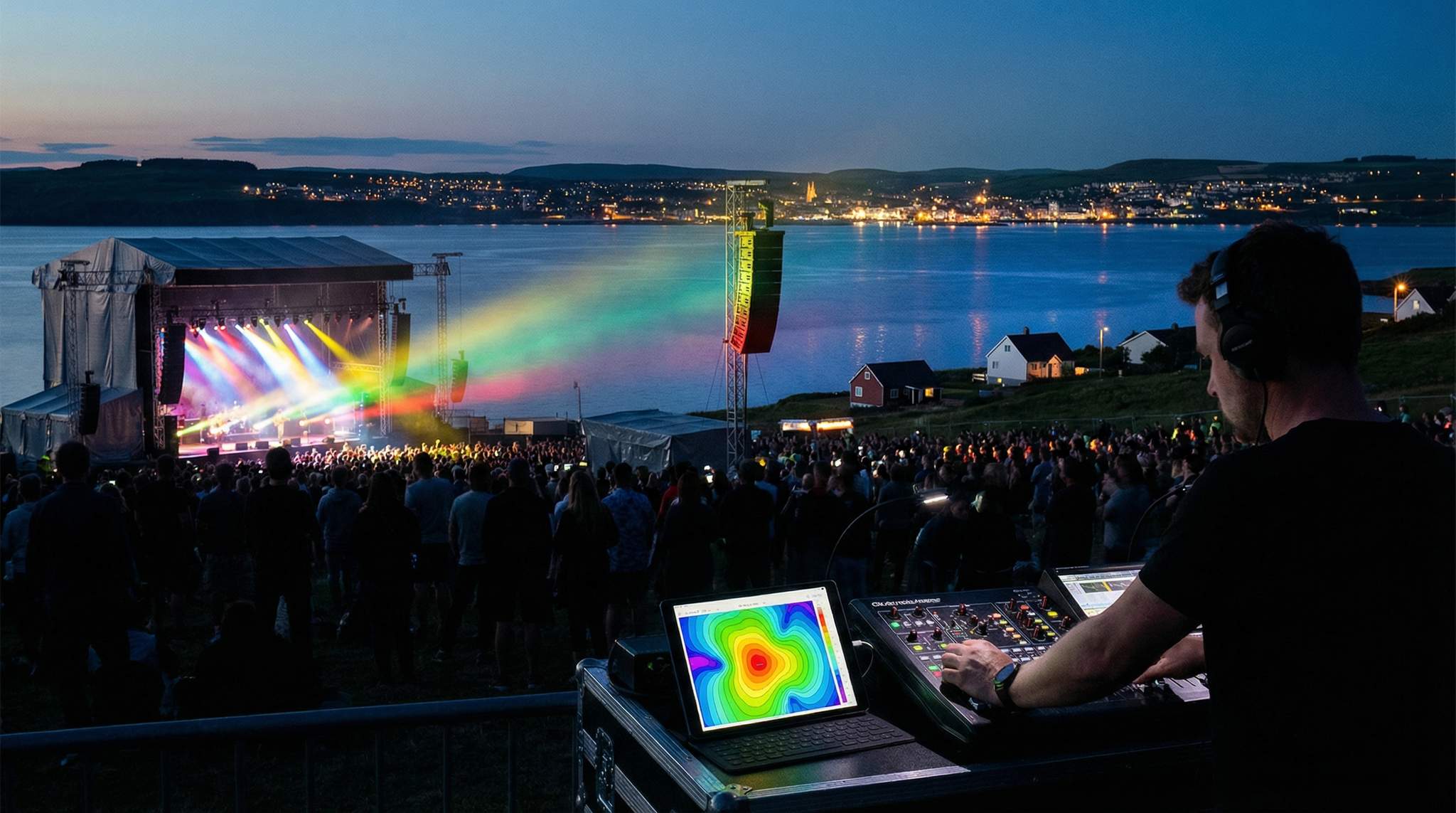 Sound, Curfews, and Neighborhoods: Noise Mapping for Coastal Festivals