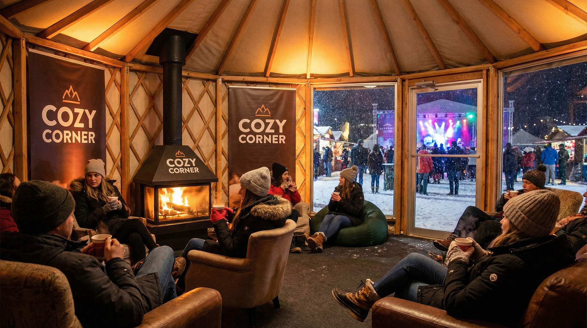 Sponsorship That Adds Warmth: Lounges and Utility at Winter Festivals