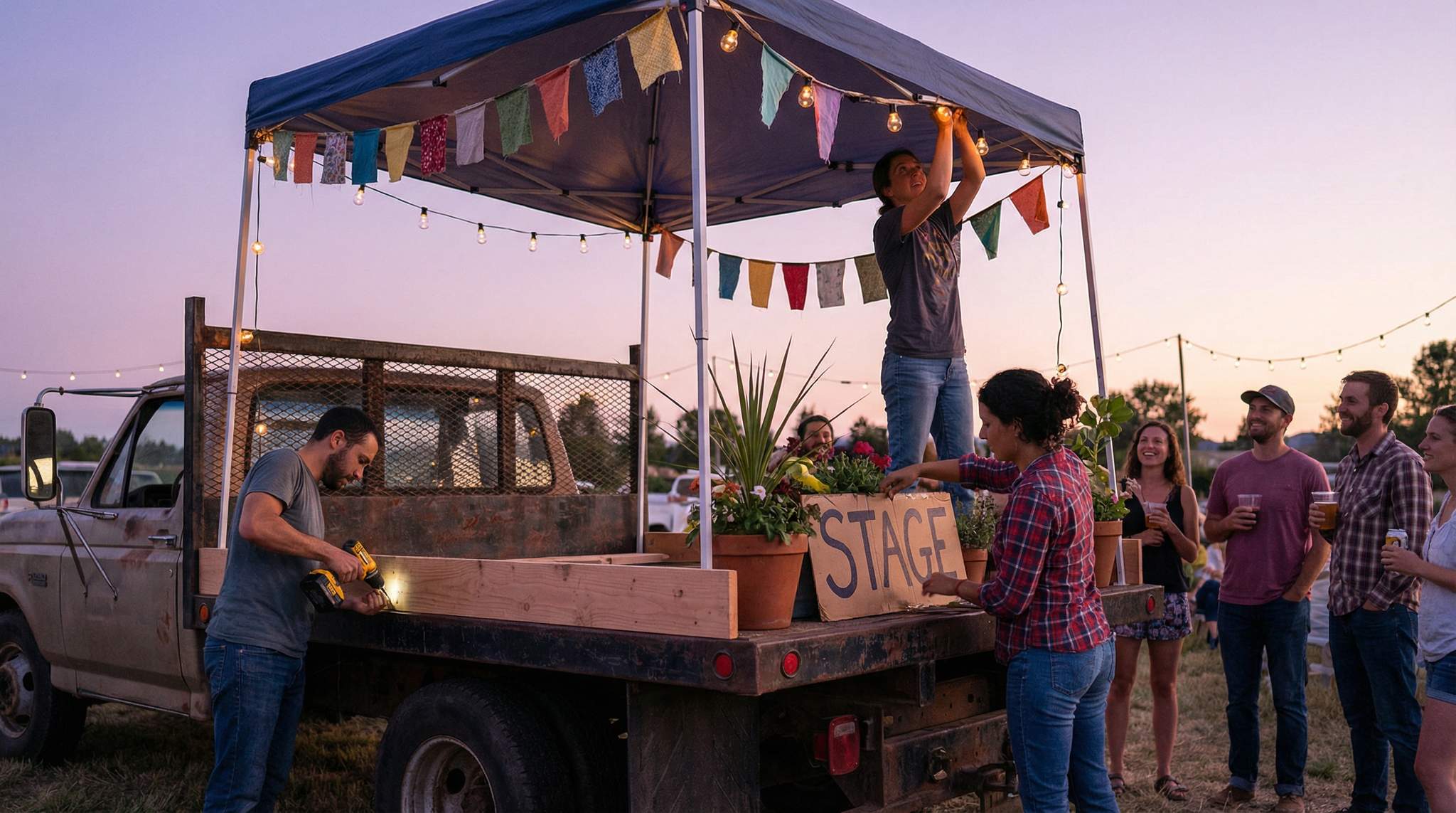 Stages on a Budget: DIY and Small-Scale Structures for Festivals