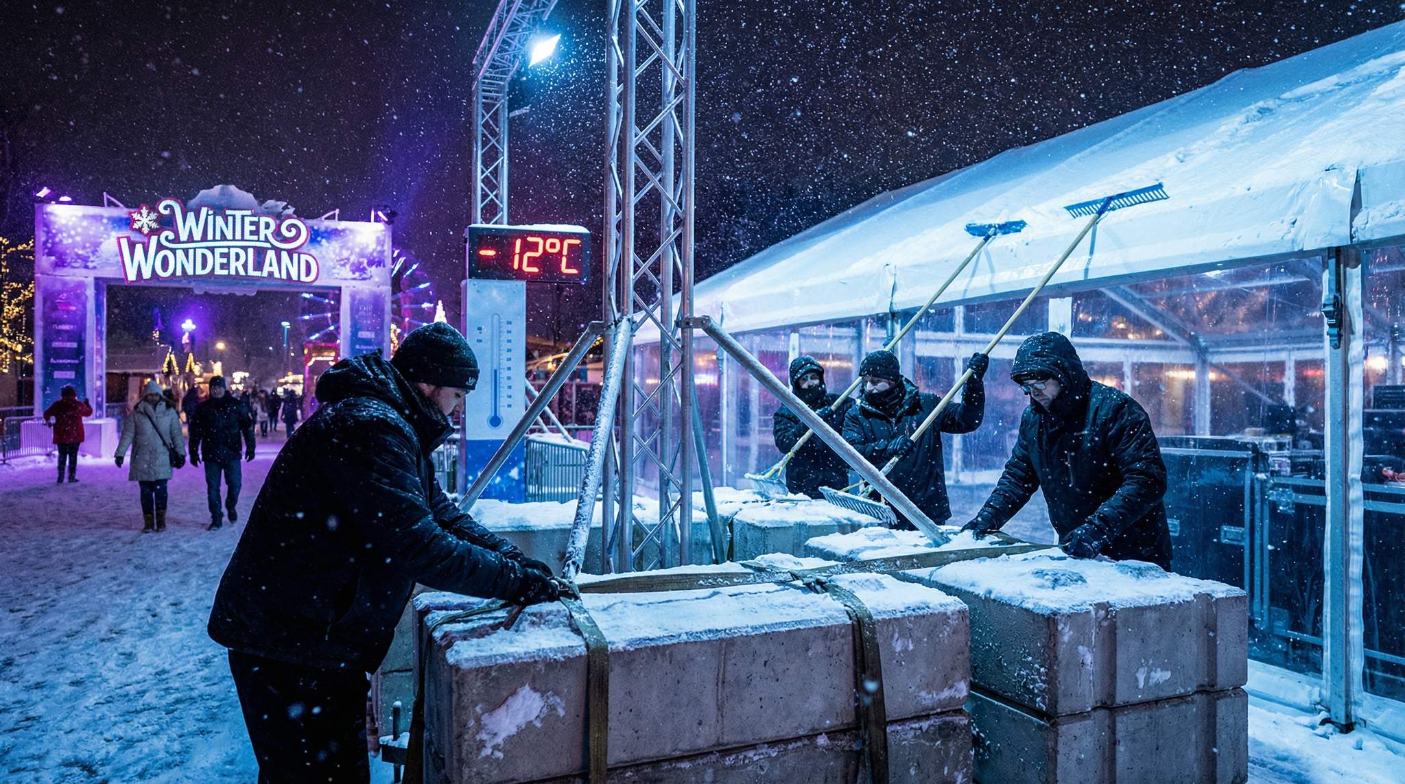 Structures that Survive: Tents, Truss, and Ballast on Snow