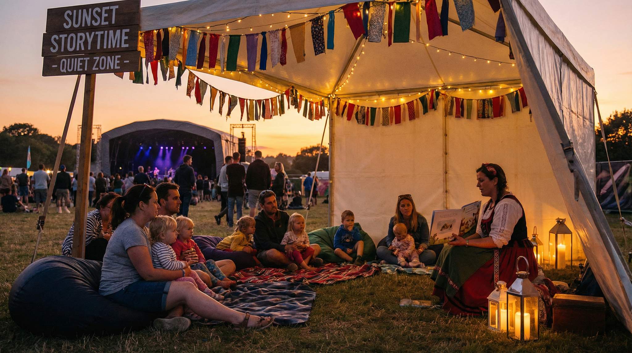 Sunset Storytime: A Gentle Egress Strategy for Family-Friendly Festivals
