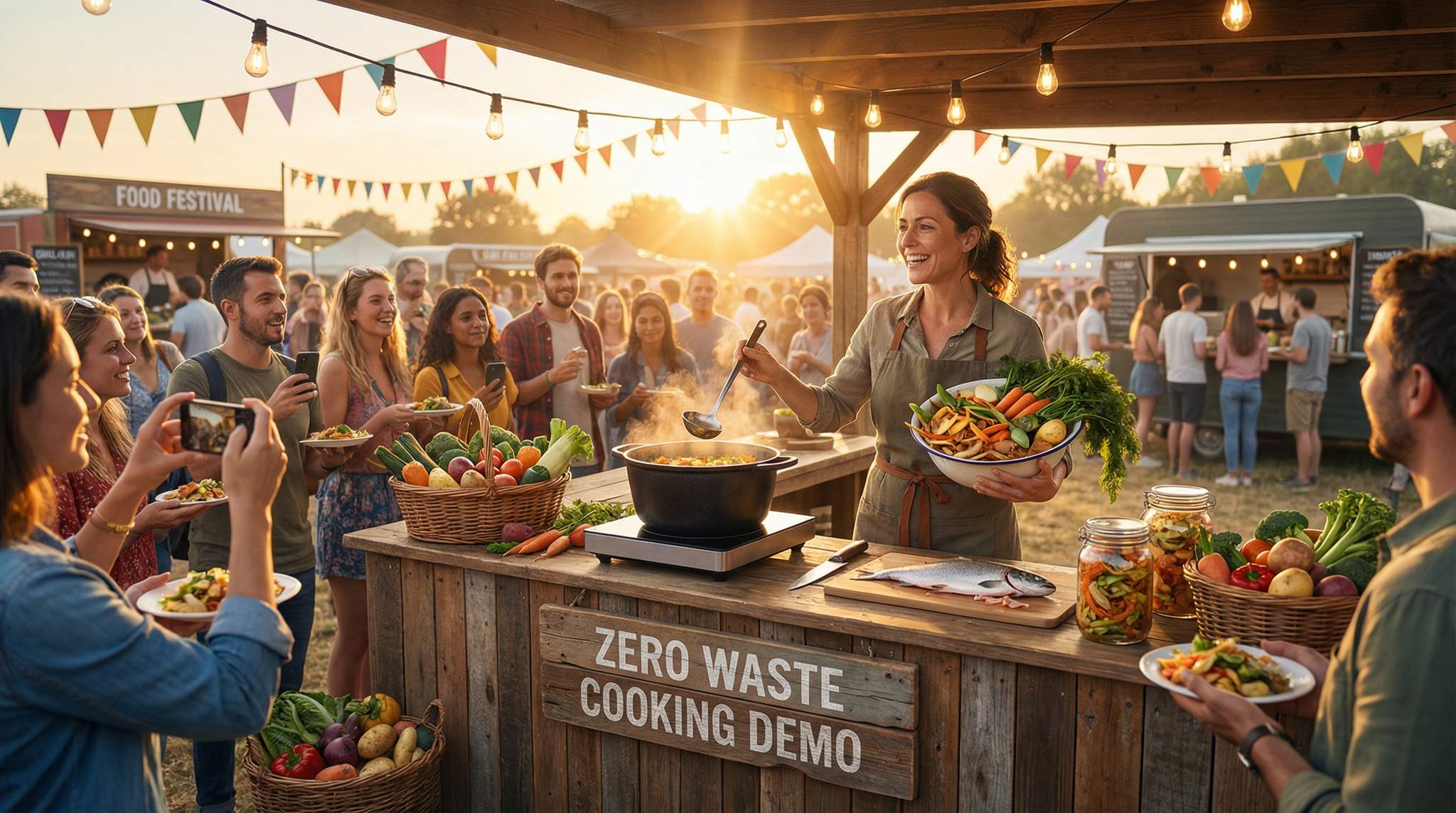 Sustainable Cooking Demos Make Sustainability Tangible at Food Festivals